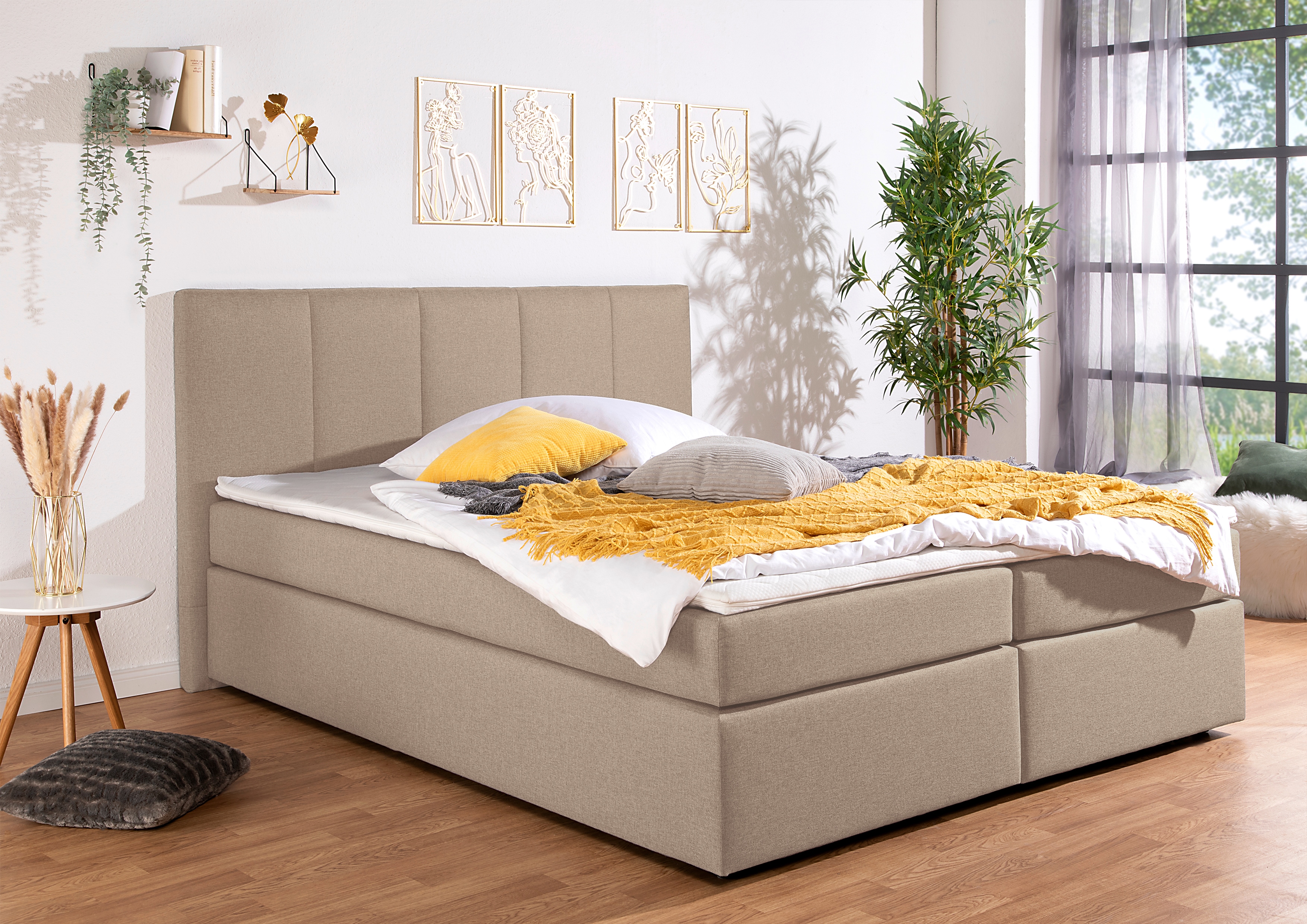Home affaire Boxbett "Fidan" wahlweise mit Bettkasten, in H2, H3 & H4 erhältilich