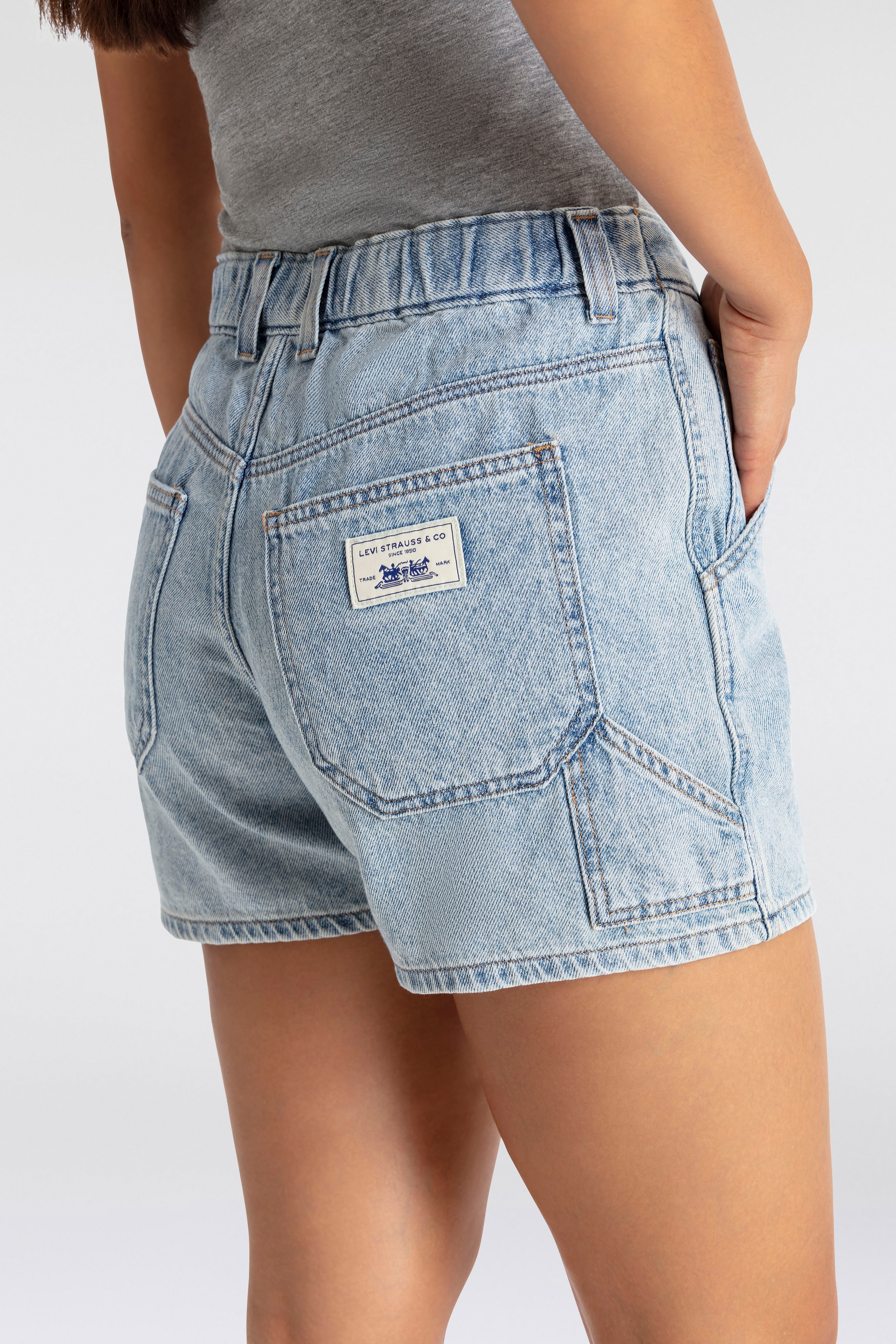 Levi's® Jeansshorts »FW CARPENTER SHORT«, mit Teilungsnähten