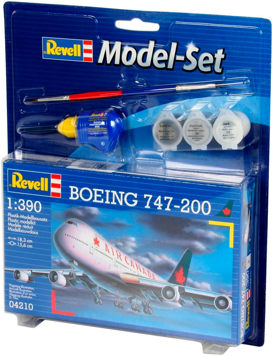 Revell® Modellbausatz »Boeing 747-200«, Made in Europe