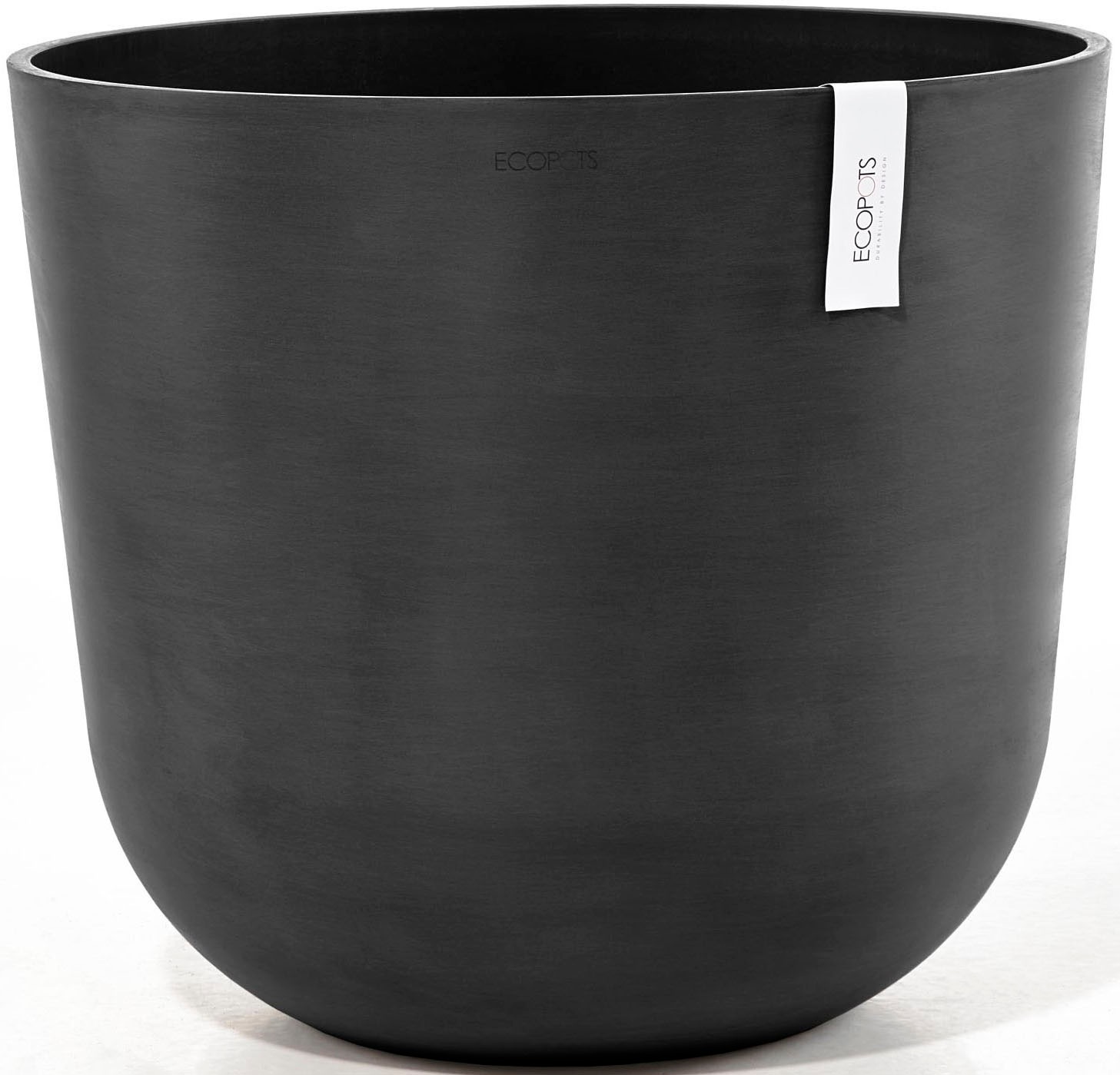 ECOPOTS Blumentopf »Oslo 55 + Wassersystem Dunkelgrau« für innen und außen: frostsicher, bruchsicher und lichtbeständig