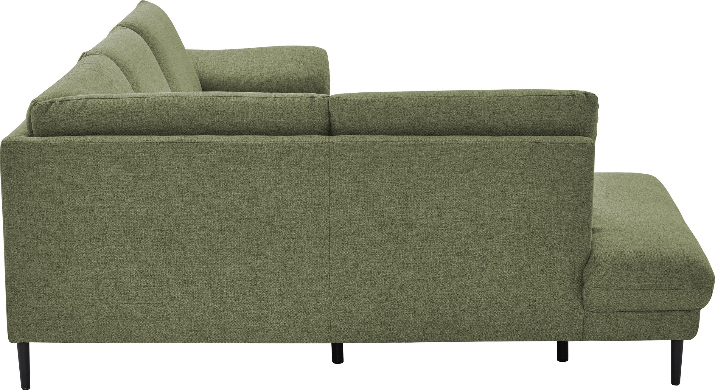 Places of Style Ecksofa »Sarsina: mit Tonnentaschen-Federkern, perfekt zum Entspannen L-Form«, inklusive 2 motorischen Relaxfunktionen mit Herz-Waage-Beschlag