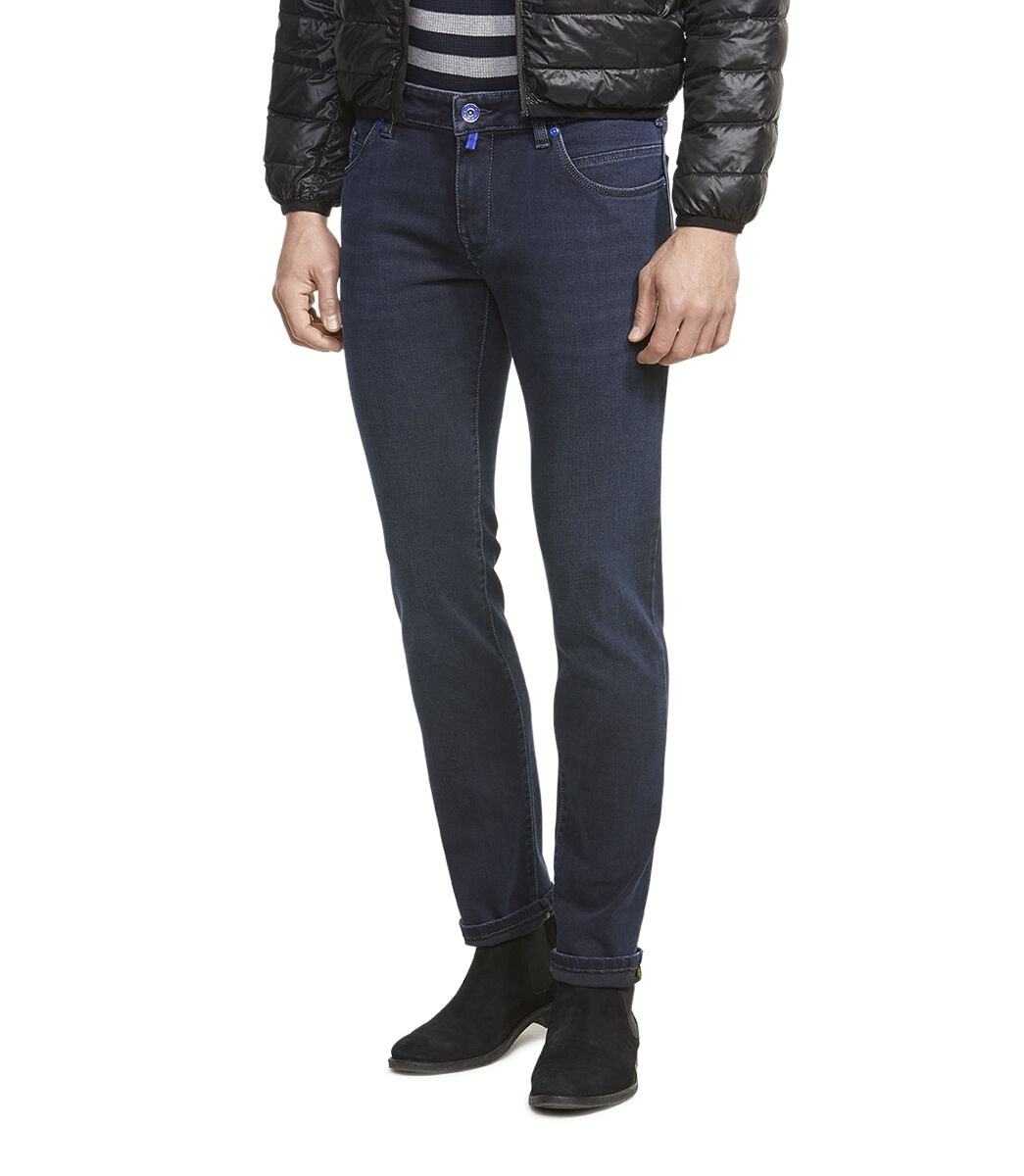 MEYER 5-Pocket-Jeans "Five-Pocket-Jeans" M5 Slim mit Rundbundverarbeitung günstig online kaufen