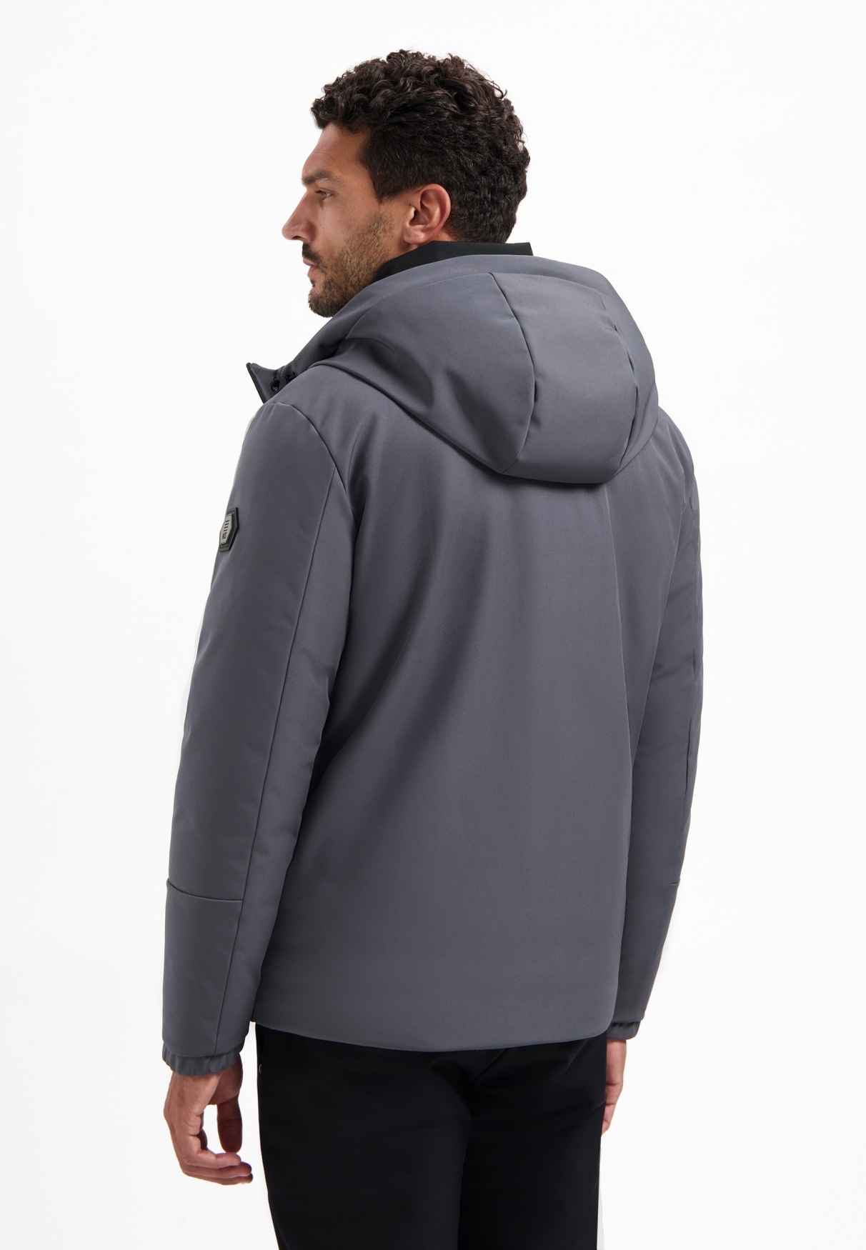 NO EXCESS Steppjacke »No Excess Beschichtete Kapuzenjacke KAI Jacket«