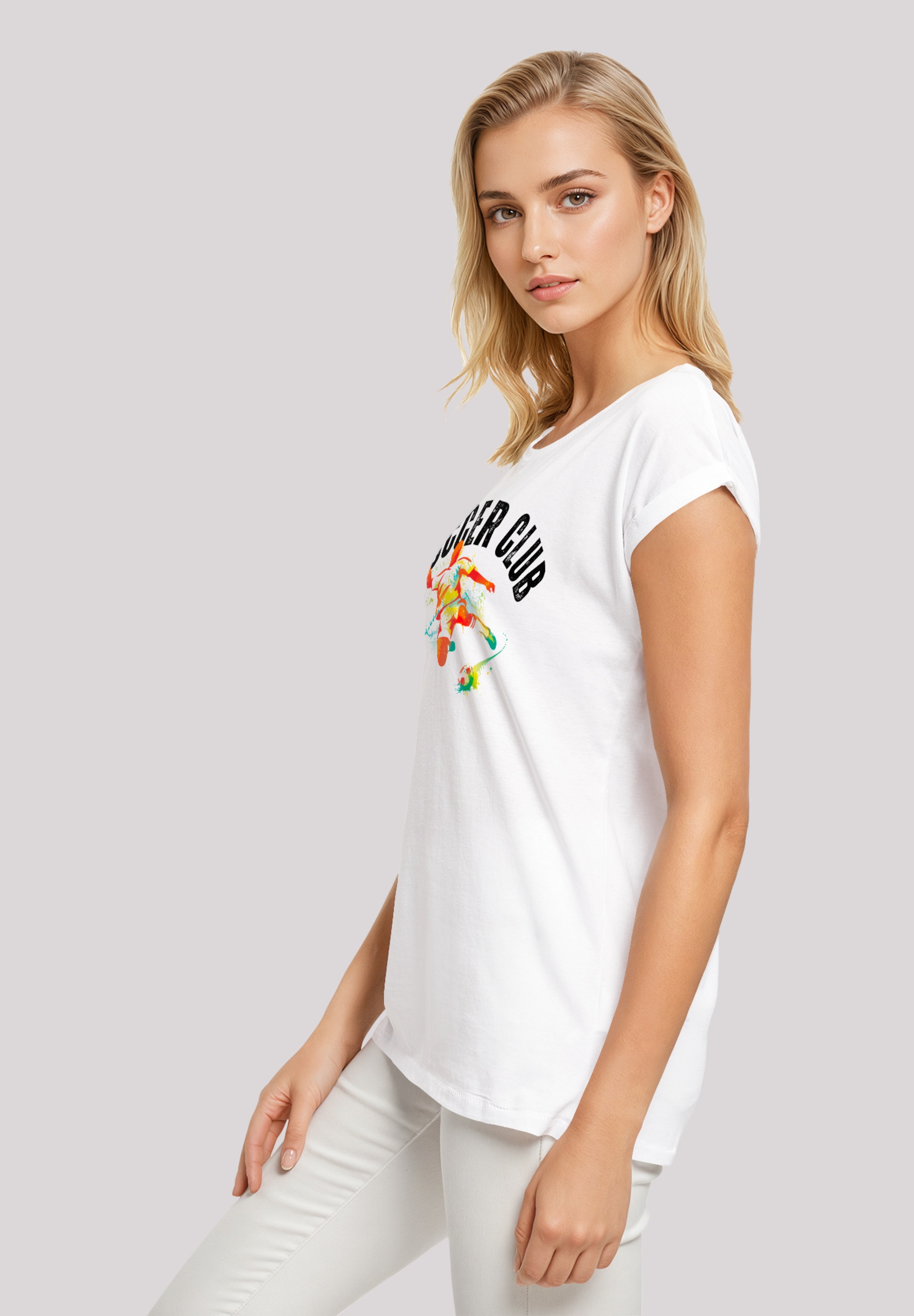 F4NT4STIC T-Shirt »Soccer Club Sport Fan Artwork«, Premium Qualität