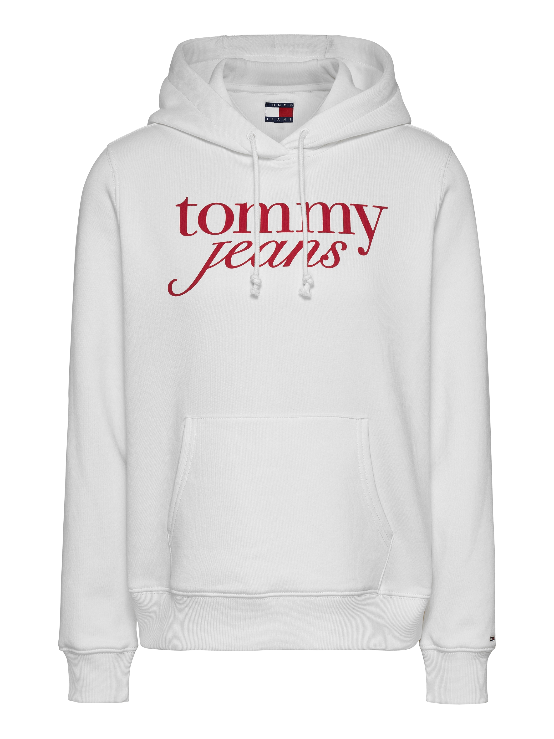 Tommy Jeans Curve Kapuzensweatshirt »TJW REG ESS LOGO HOODIE EXT«, in Großen Größen, Kapuze, Logo-Flag