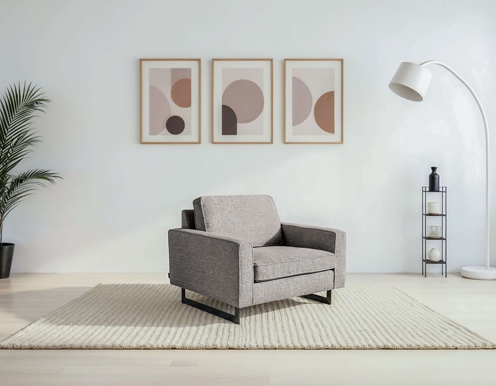 Home affaire Loveseat "Pinto 105 cm, Cord, Chenille, Lederoptik" mit Keder, günstig online kaufen