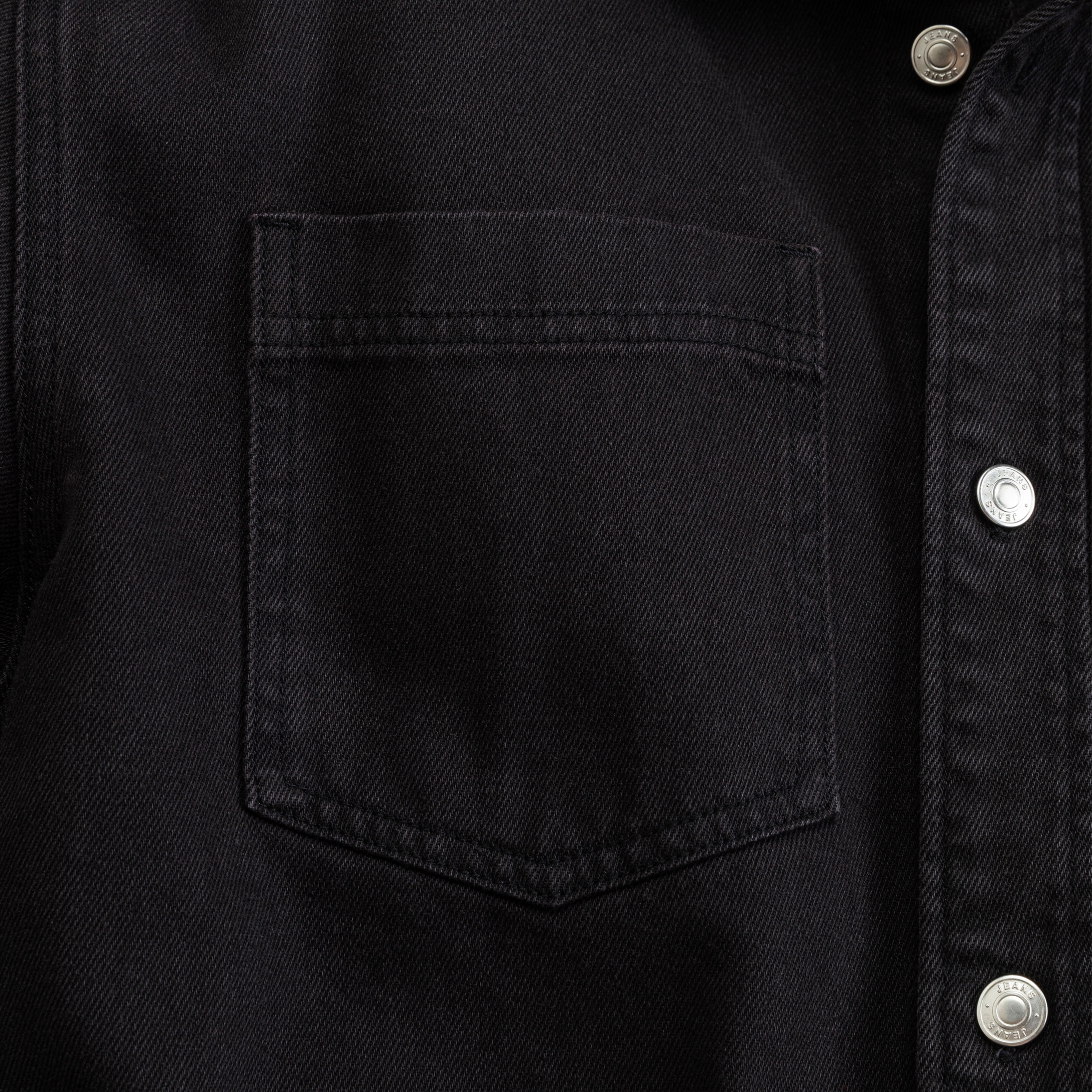 John Devin Hemdjacke »weites Overshirt,«, aus robuster Baumwolle, mit aufgesetzten Taschen