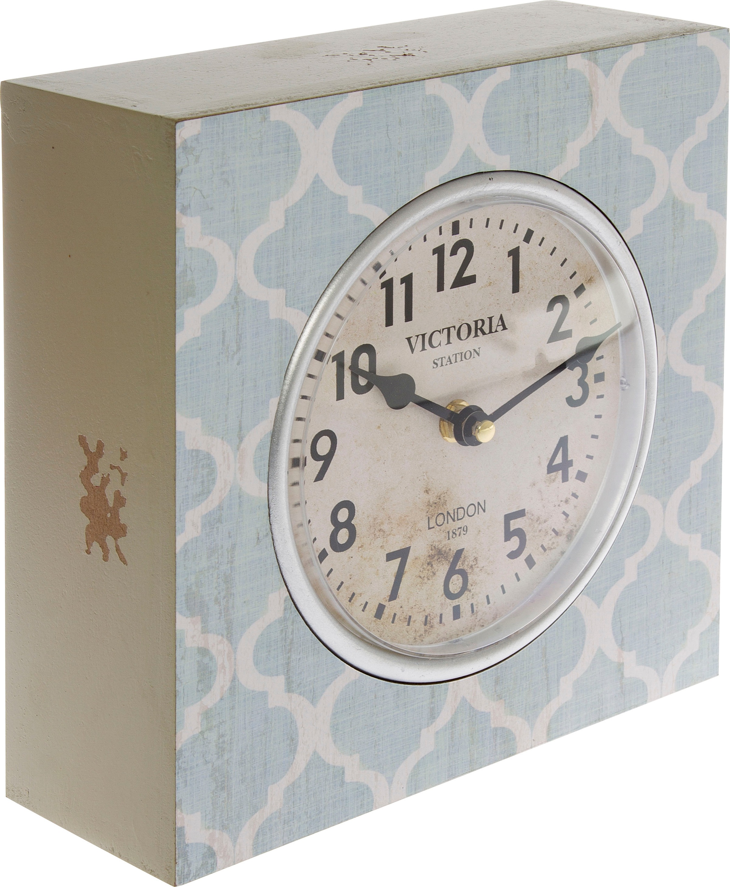 Myflair Möbel & Accessoires Wanduhr "- Hellblau-", hellblau, Standuhr, ecki günstig online kaufen