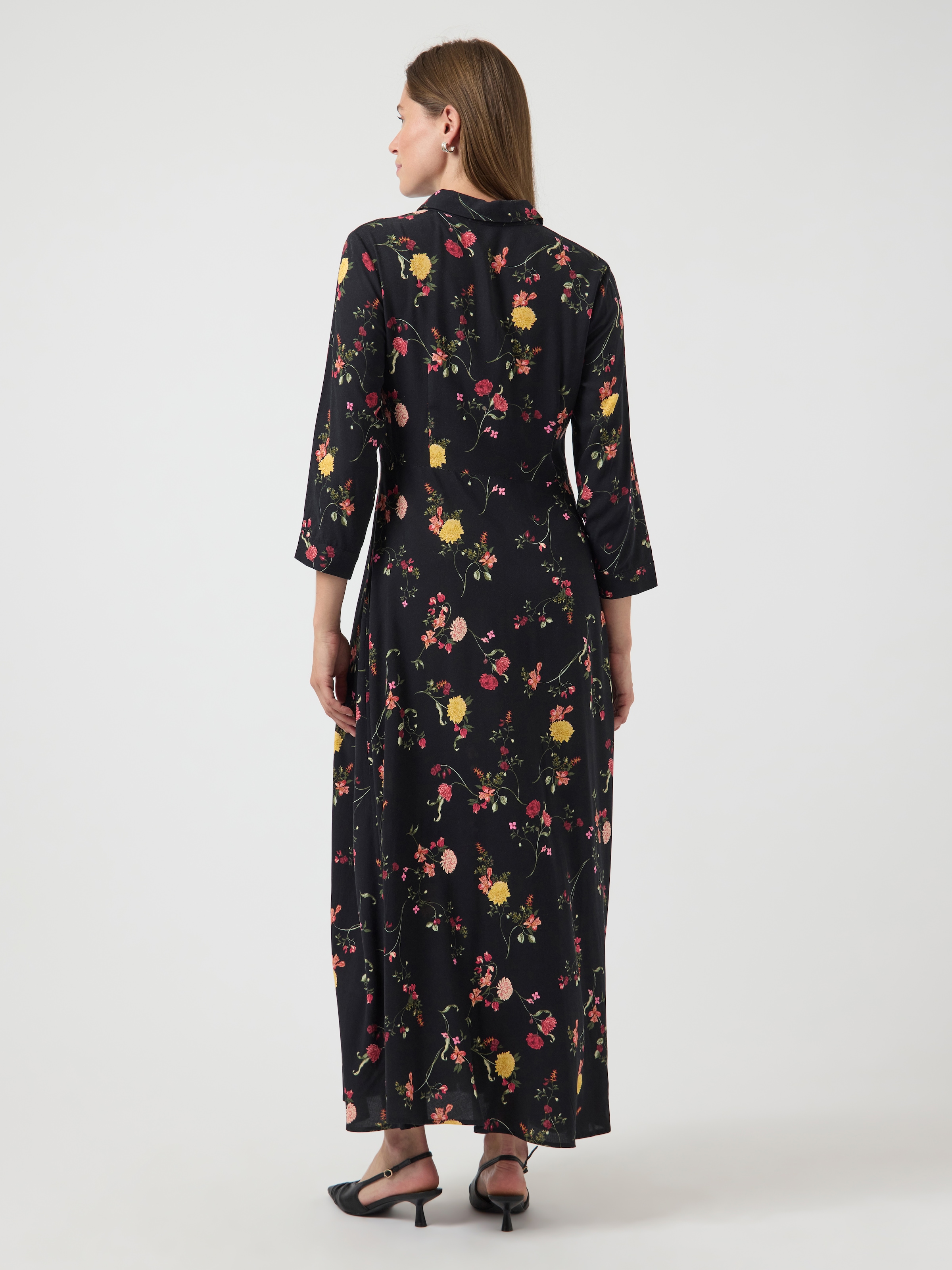 Y.A.S Hemdblusenkleid »YASSAVANNA LONG SHIRT DRESS« Viskose, loose fit