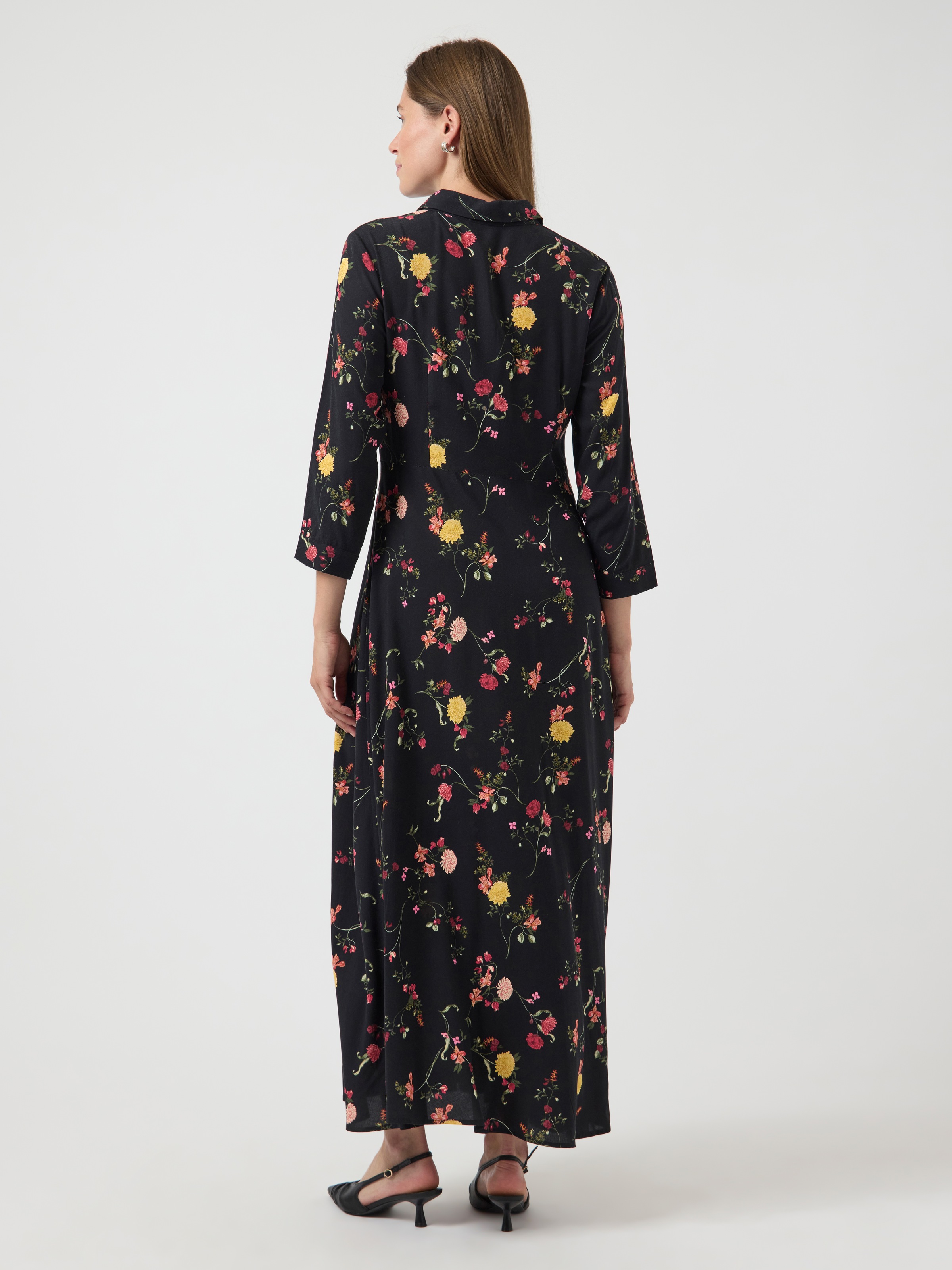 Y.A.S Hemdblusenkleid "YASSAVANNA LONG SHIRT DRESS" Sommerkleid, mit 3/4 Är günstig online kaufen