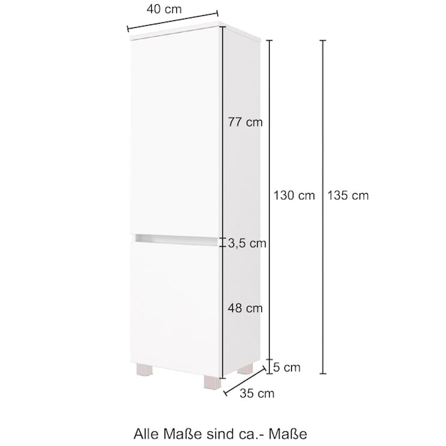 HELD MÖBEL Midischrank »Baabe«, Badmöbel, Breite 40 cm bestellen | BAUR