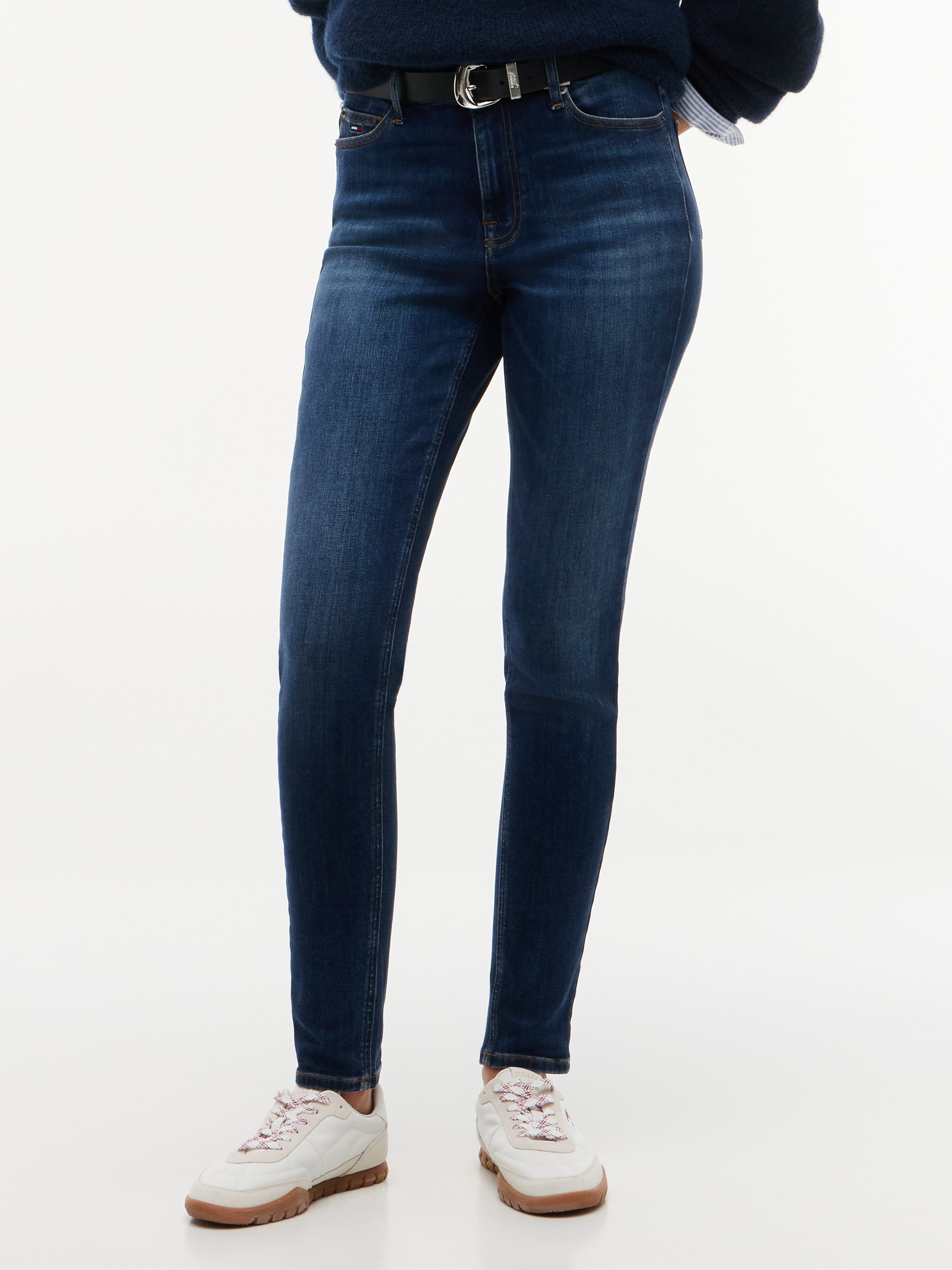 Tommy Jeans Skinny-fit-Jeans "NORA MID RISE SKINNY DJ0257" Baumwollmischung