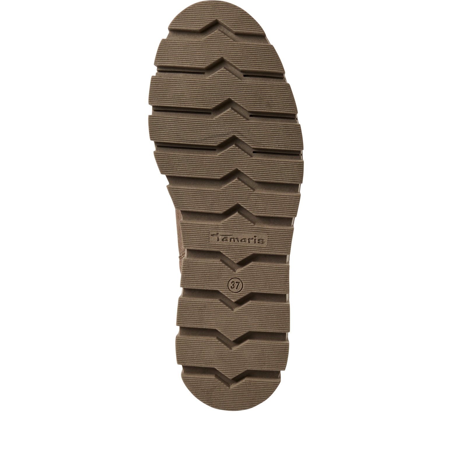 Tamaris Chelseaboots, Plateau, Stiefelette, Schlupfschuh mit T-Logoprägung