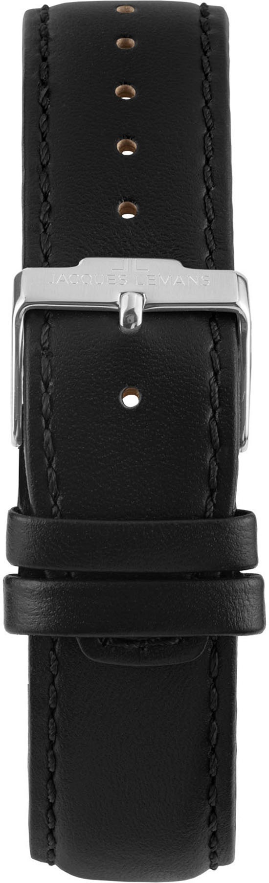 Jacques Lemans Quarzuhr »London«, Armbanduhr, Herrenuhr, Lederarmband, analog, Wochentag, Tag