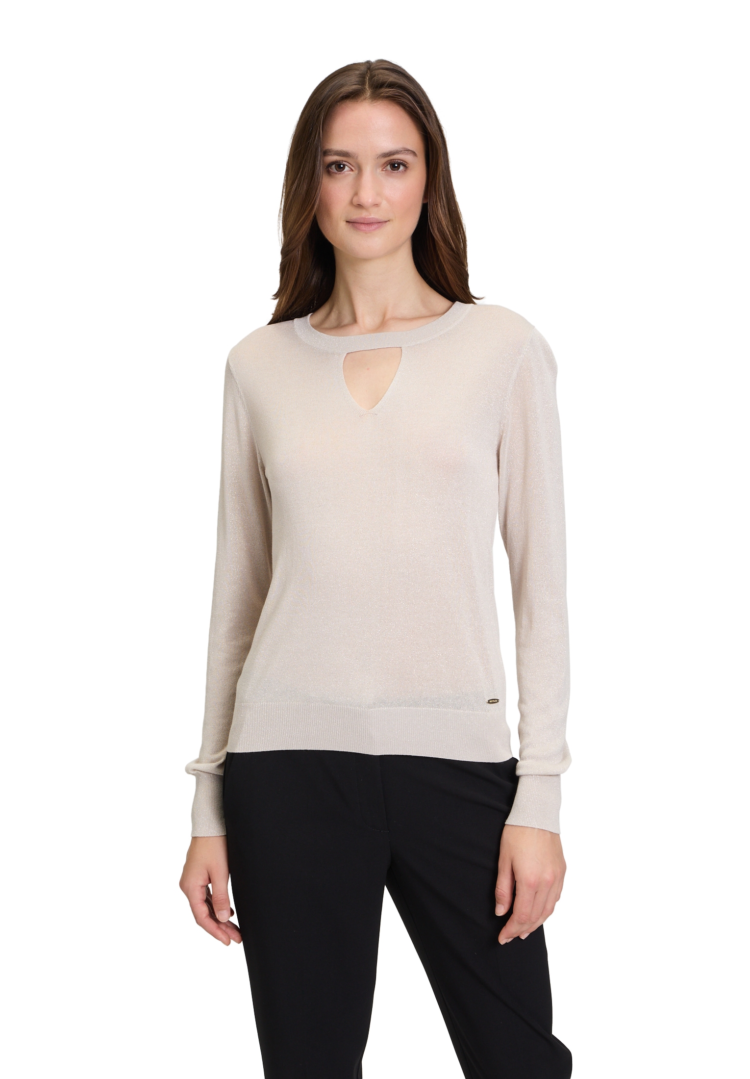 Betty&Co Strickpullover "Damen mit Lurexfaden", 1 Stk. Cut-Outs günstig online kaufen