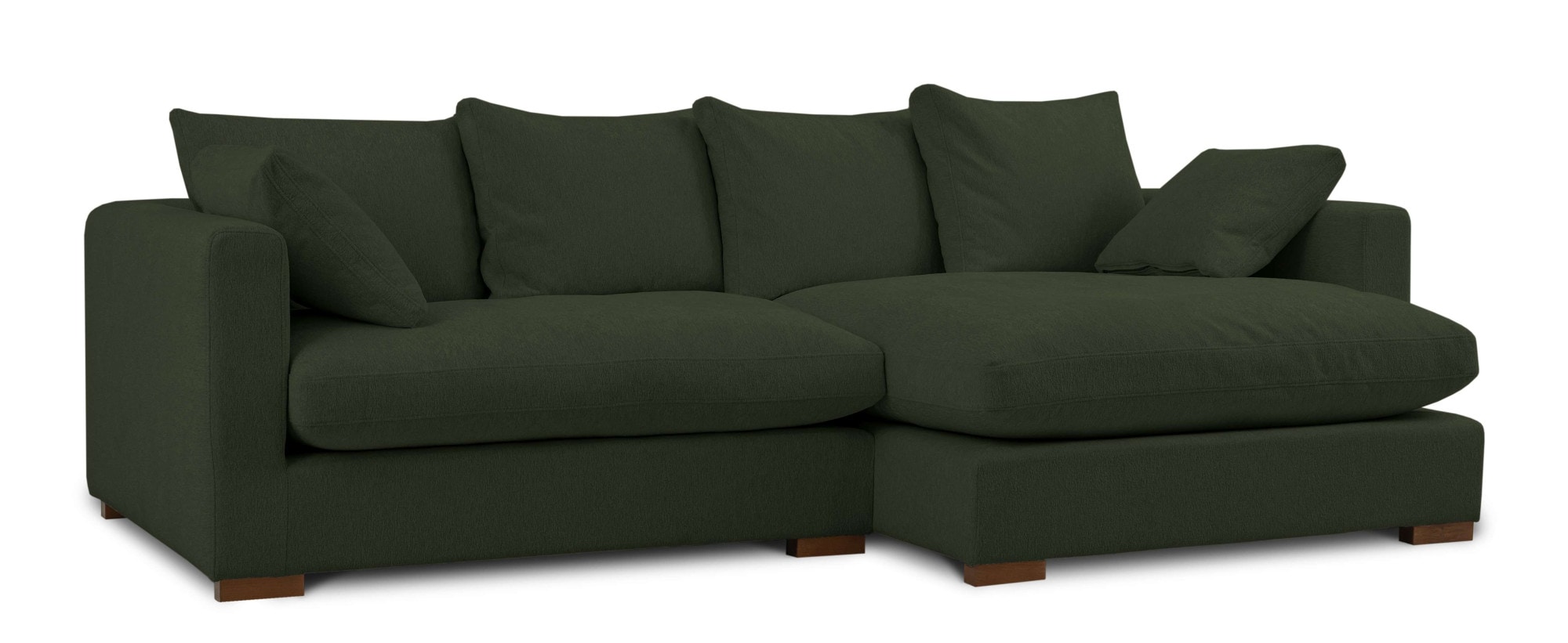 Home affaire Ecksofa »Coray«, Breite 266 cm, extra weich und kuschelig, mit Federn und Daunen