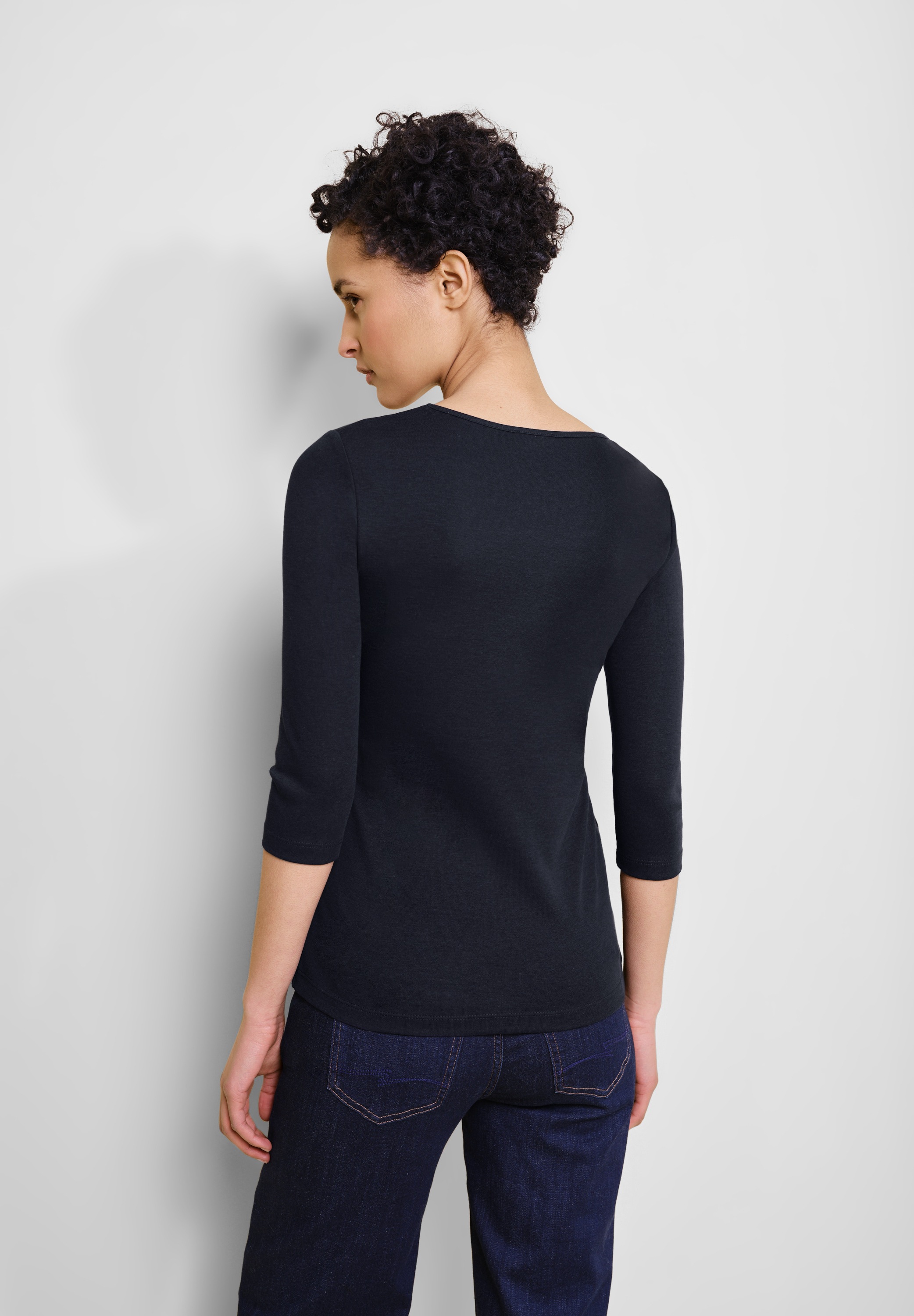 STREET ONE 3/4-Arm-Shirt, mit Rundhalsausschnitt