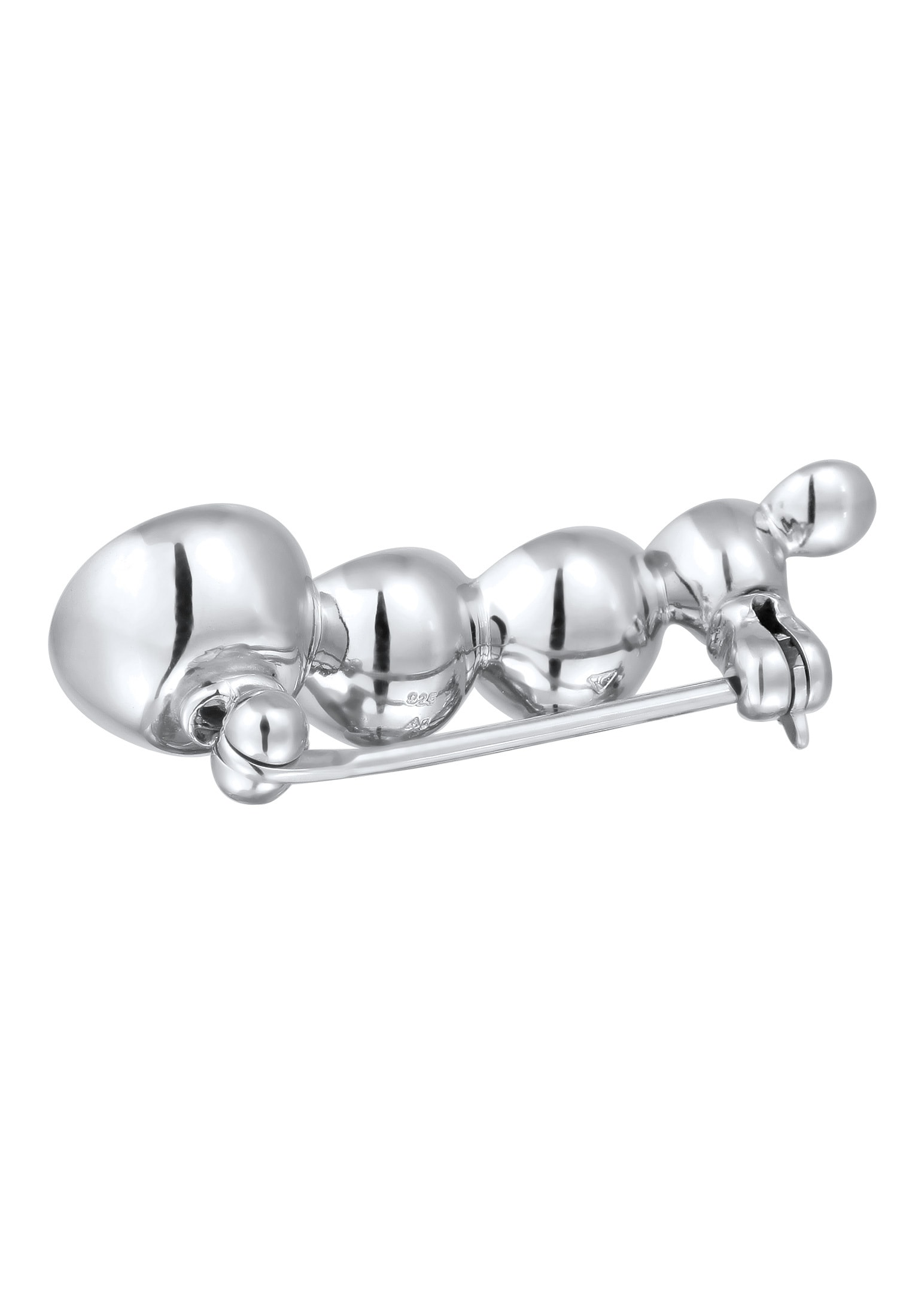 Elli Schmuckset »Schmuckzubehör Brosche Anstecknadel Kristalle Weiß 925 Sterling Silber« ()