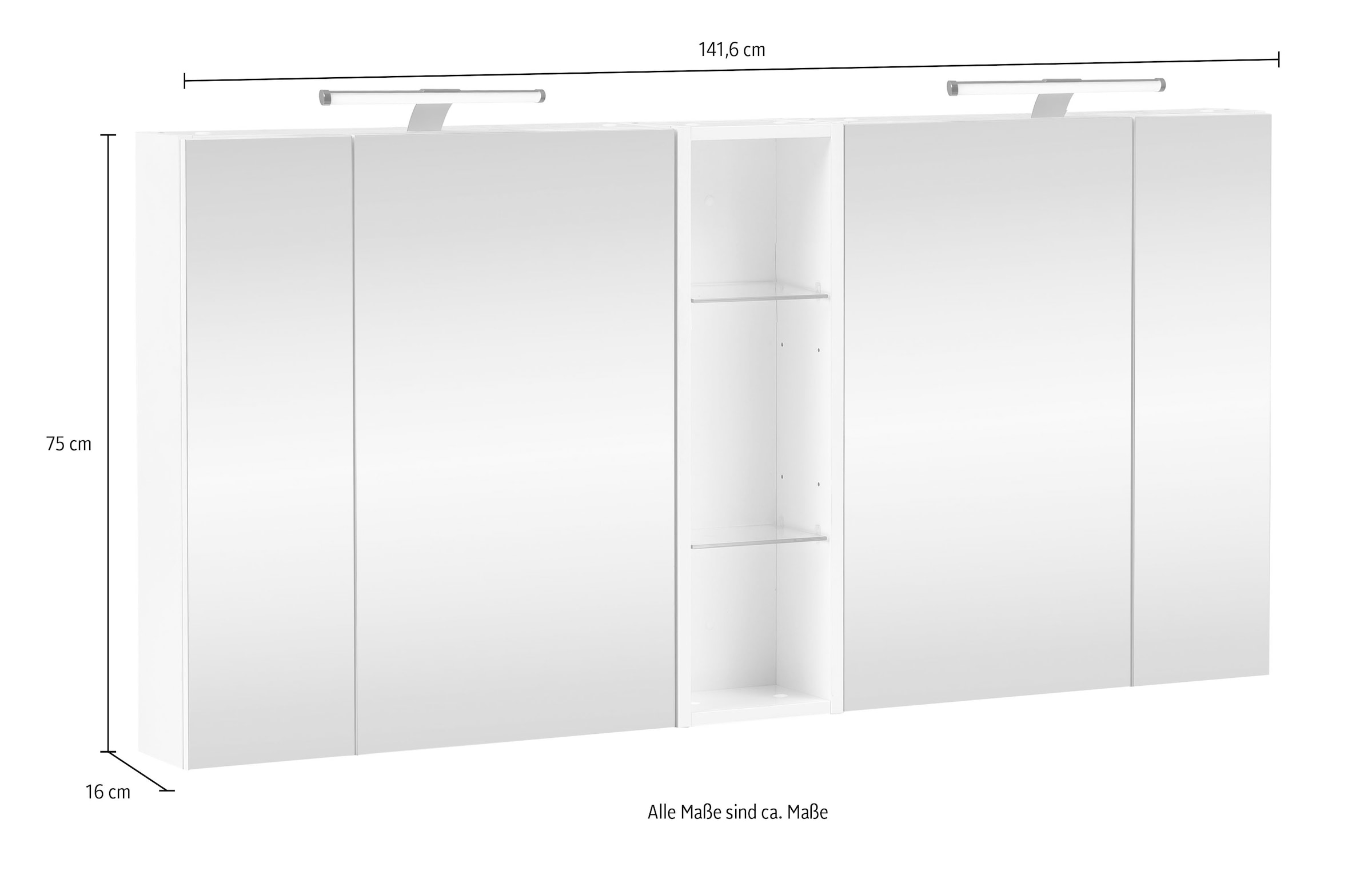 Schildmeyer Spiegelschrank »Duo made in Germany«, (1 St.), made in Germany
