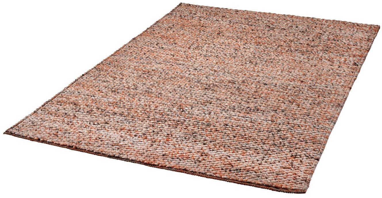 Wollteppich »Magali«, rechteckig, Handweb Teppich, reine Wolle, handgewebt, meliert