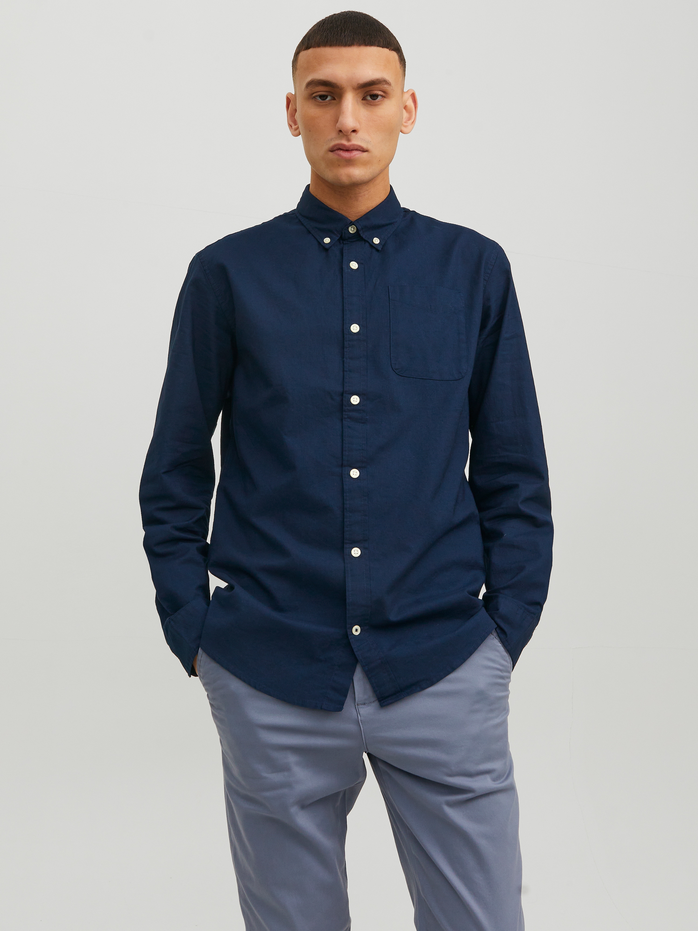 Jack & Jones Langarmhemd »OXFORD SHIRT«