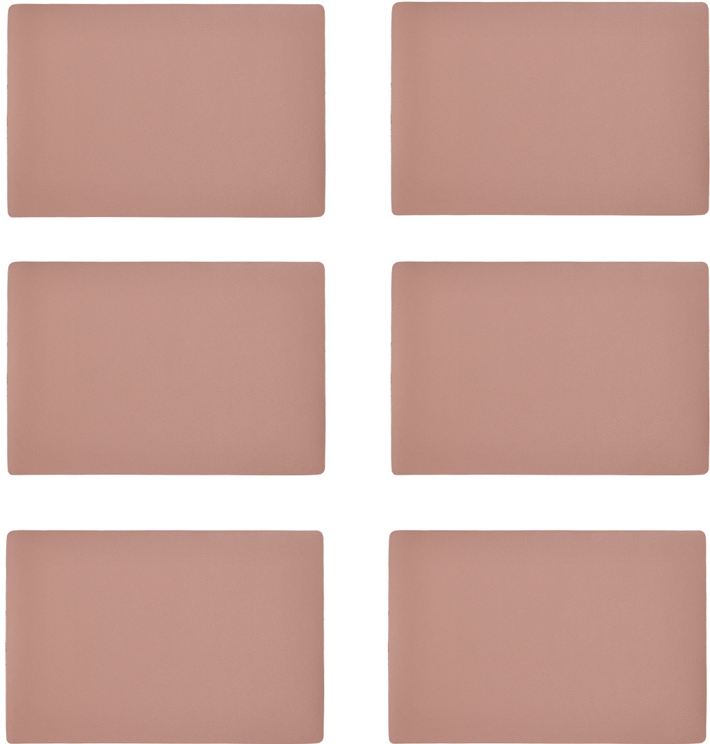 Zeller Present Platzset Kunstleder, metallic, 30x45 cm günstig online kaufen