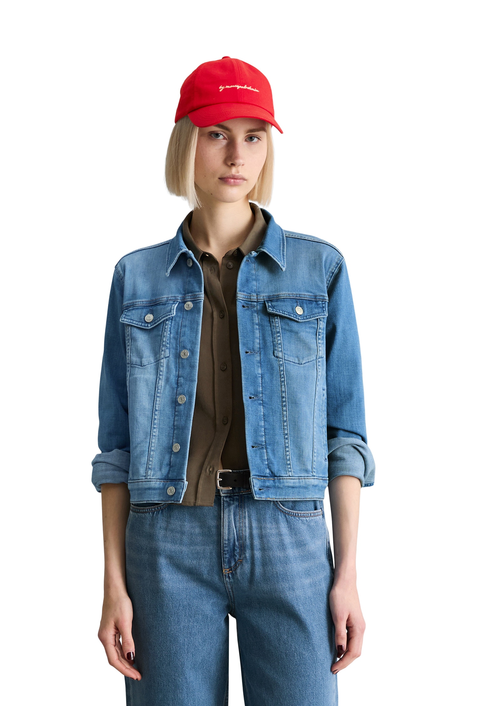 Marc OPolo DENIM Jeansjacke "aus hochwertigem Organic Cotton-Stretch" ohne günstig online kaufen