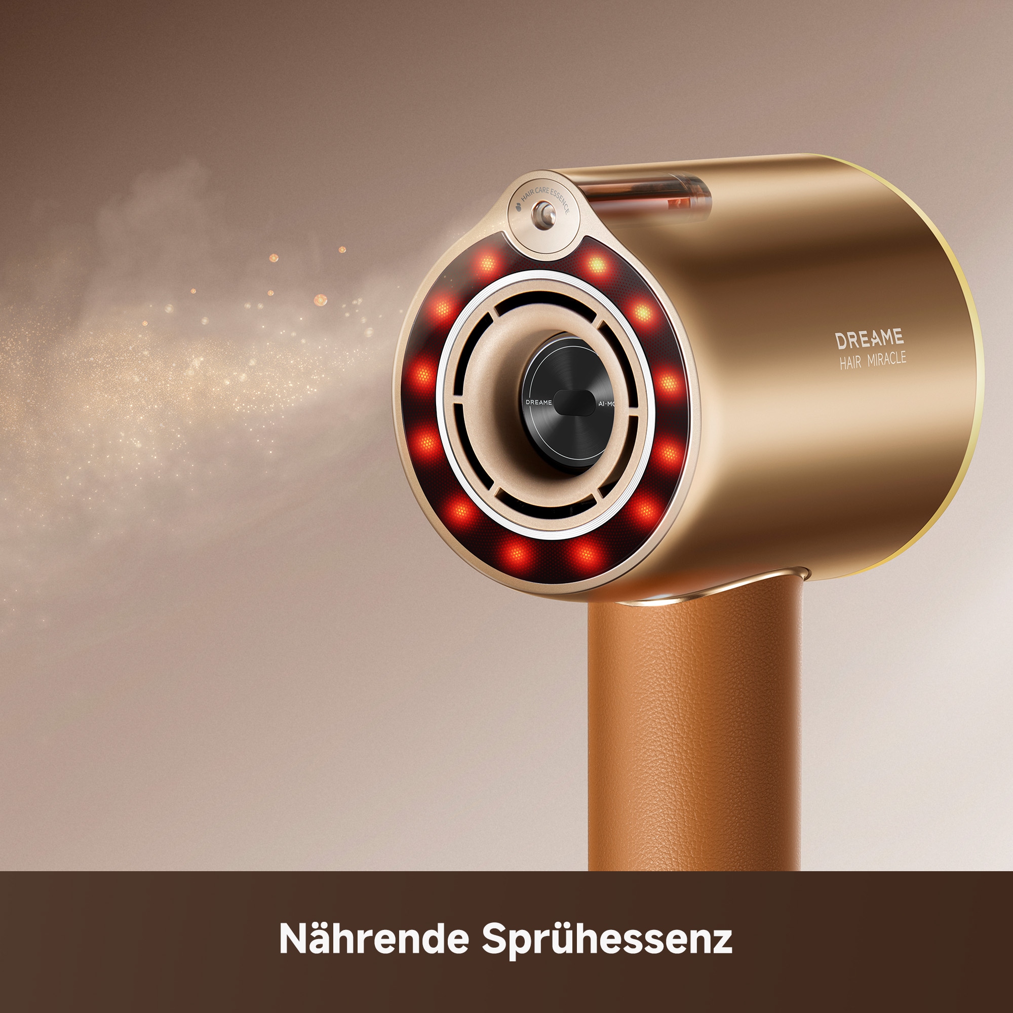 Dreame Haartrockner »Miracle Pro« 1.600 W 4 Aufsätze 1.600 Watt, Essenz-Infusionsnebel, Rotlichtfunktion, Ionentechnologie