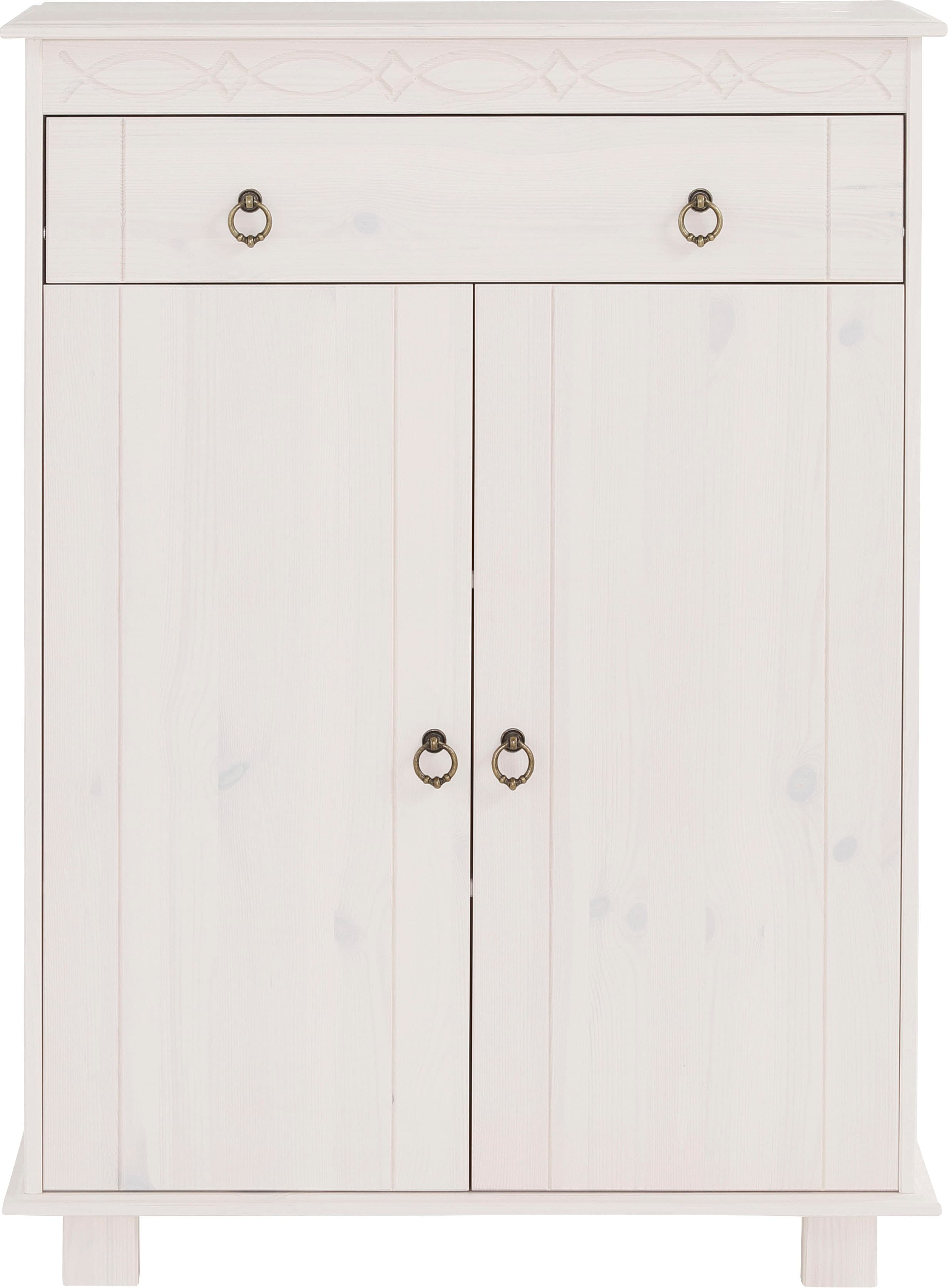 OTTO home Kommode "Indra, Sideboard" B/T/H: 74/35/100 cm, aus massiver Kiefer, FSC-zertifiziert, MADE in EU