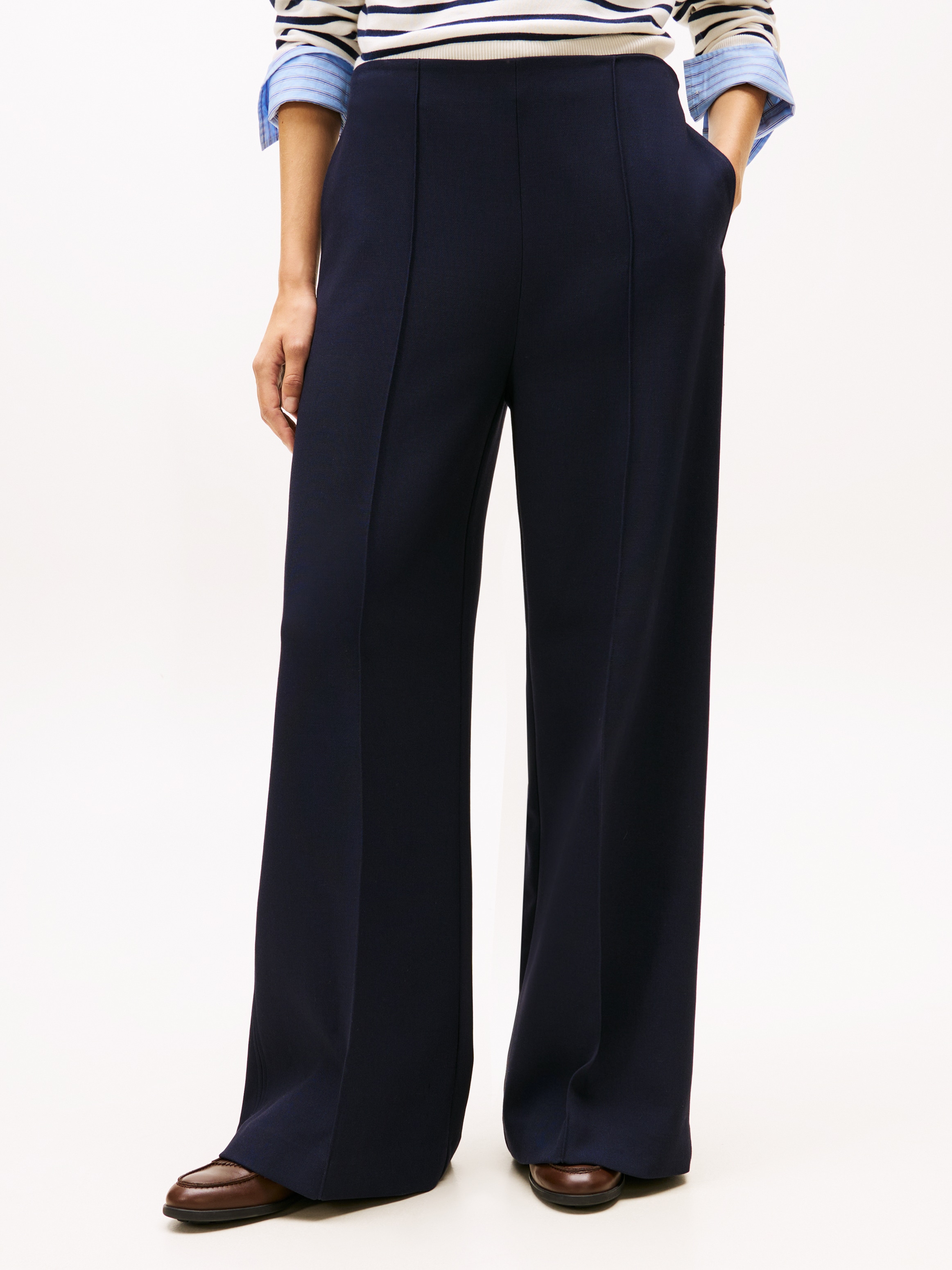 Tommy Hilfiger Anzughose "PUNTO WIDE LEG PANT" günstig online kaufen
