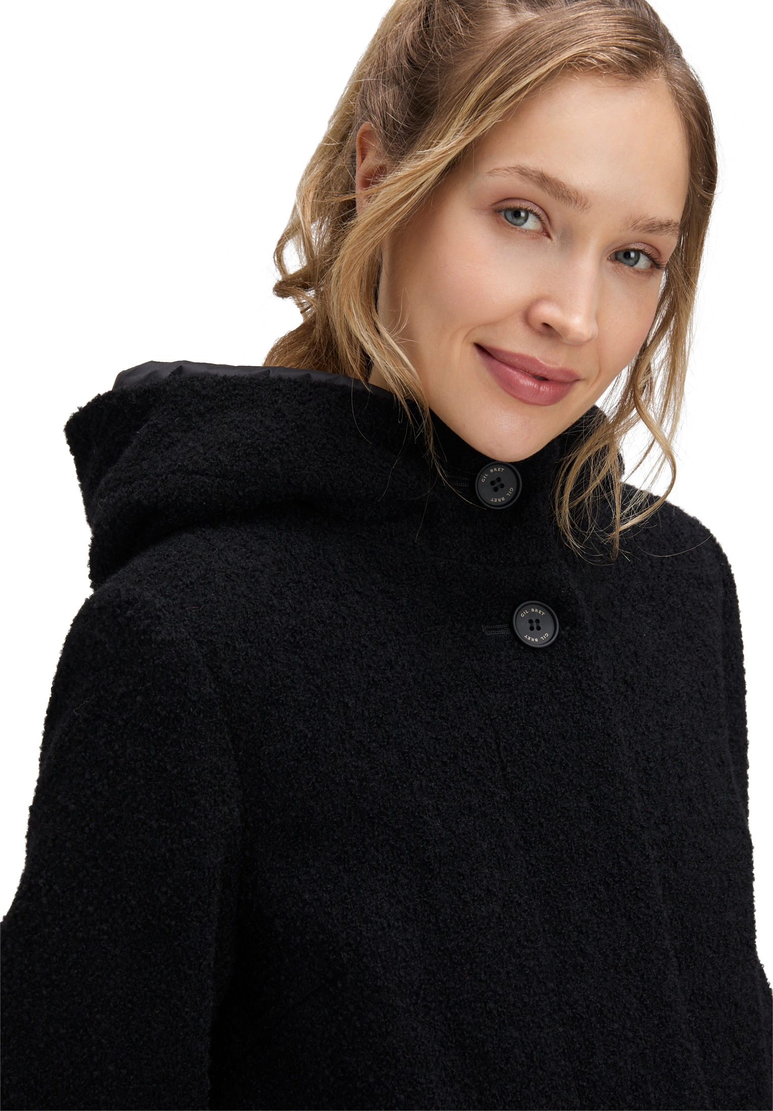 Gil Bret Wolljacke »Gil Bret Damen Wolljacke mit Kapuze«, mit Kapuze