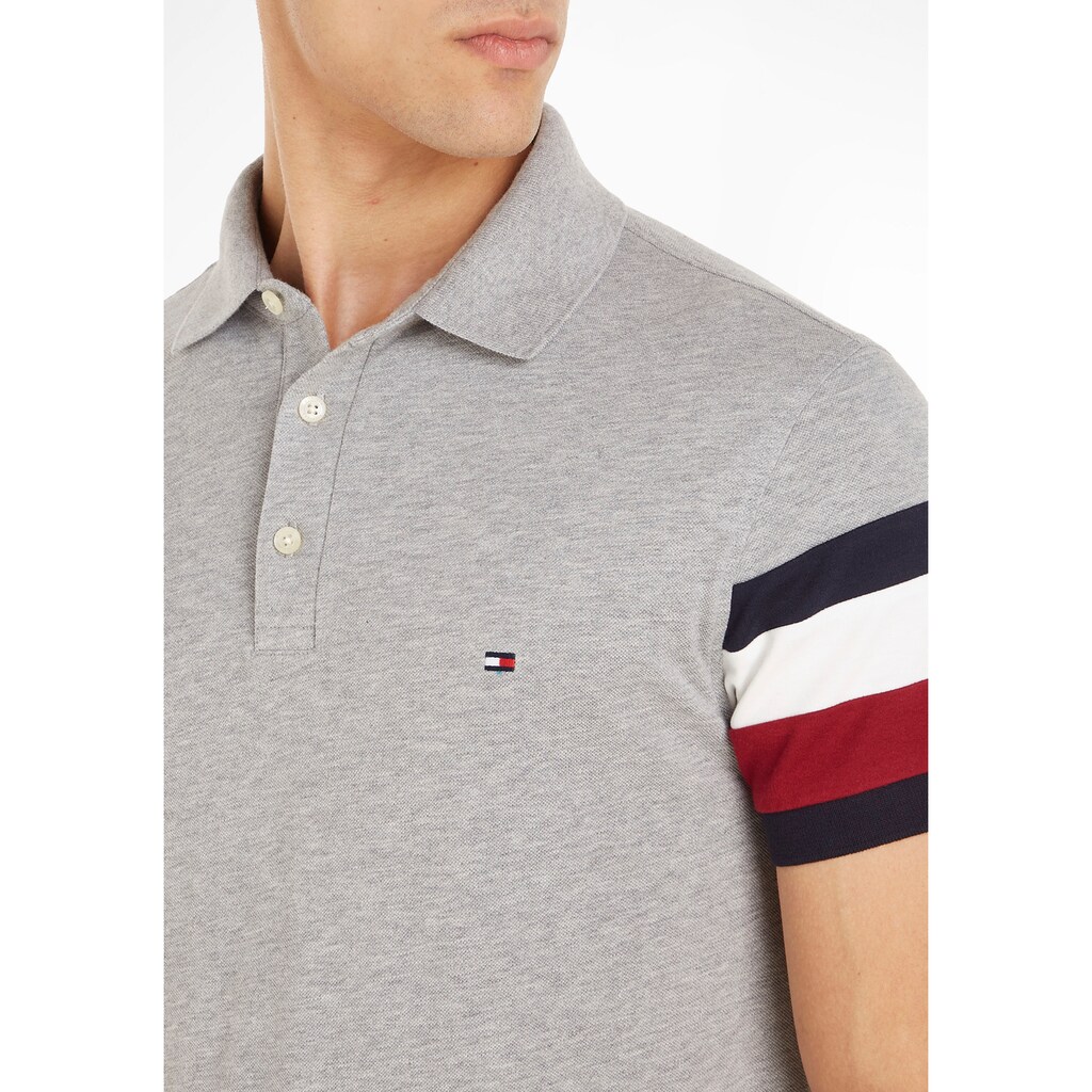 Tommy Hilfiger Poloshirt »MONOTYPE RWB SLEEVE SLIM POLO«