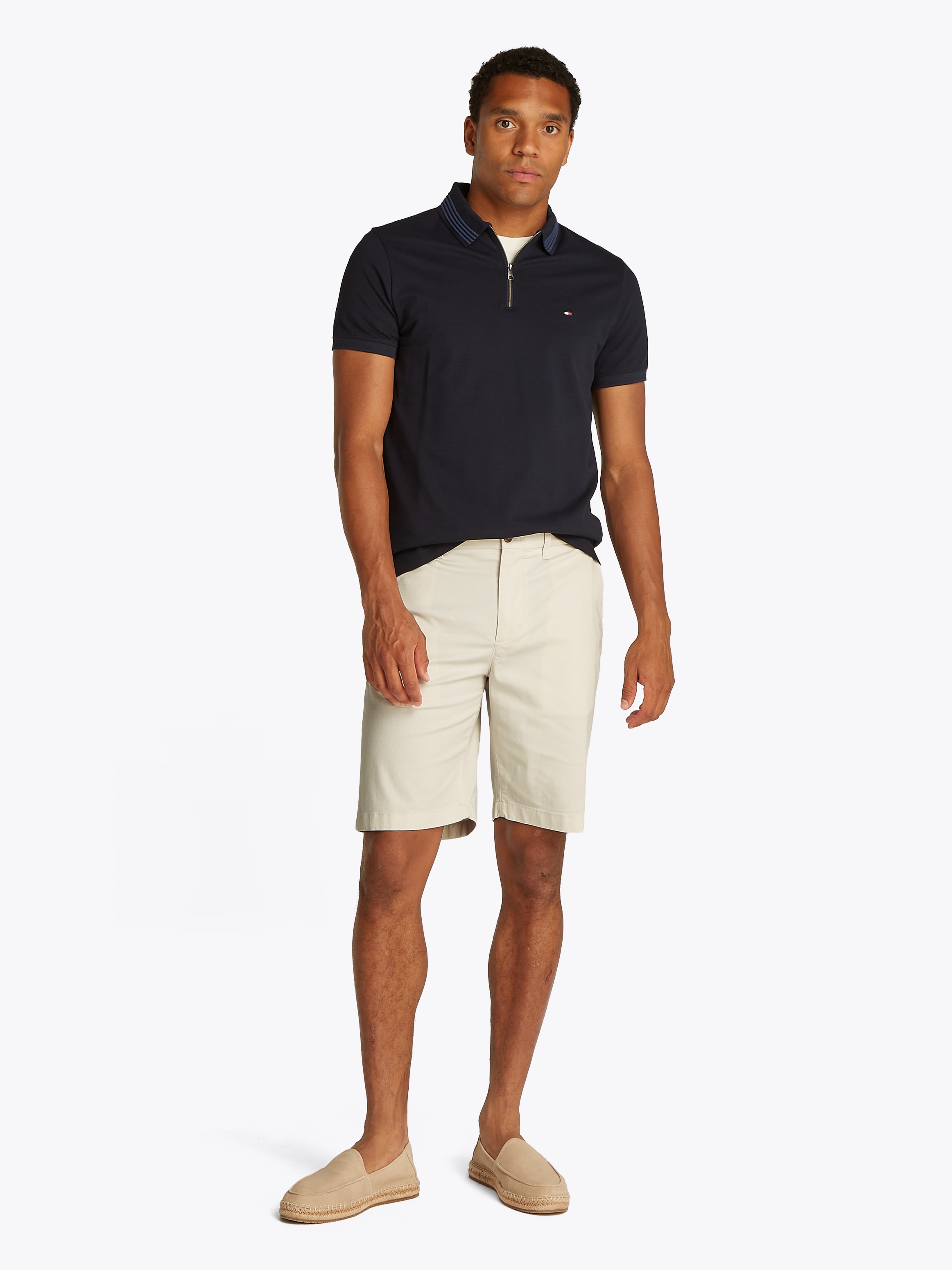Tommy Hilfiger Shorts »HARLEM PRINTED STRUCTURE SHORT«, Mit Gürtelschlaufen