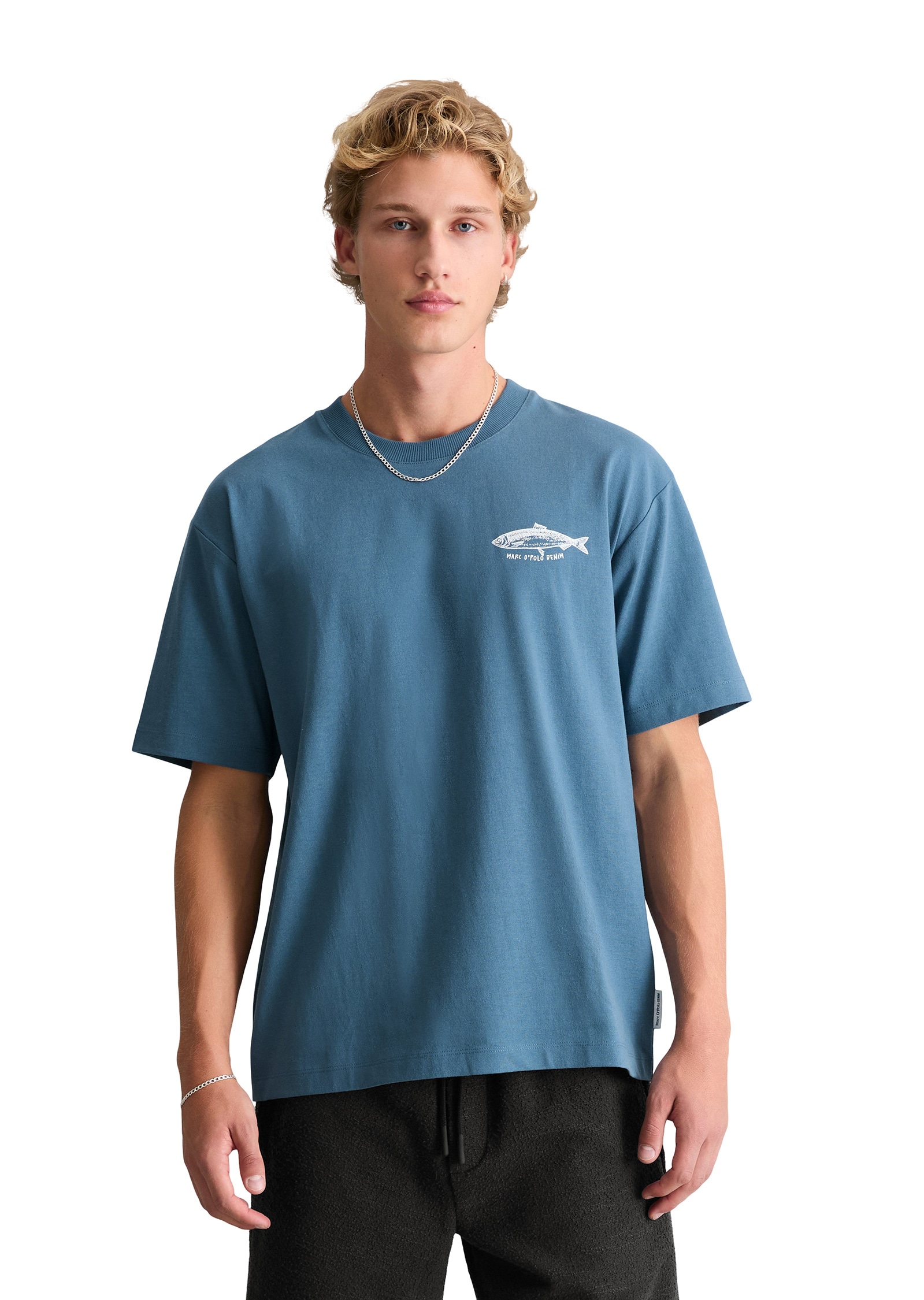 Marc OPolo DENIM T-Shirt "aus schwerem Bio-Baumwoll-Jersey" günstig online kaufen