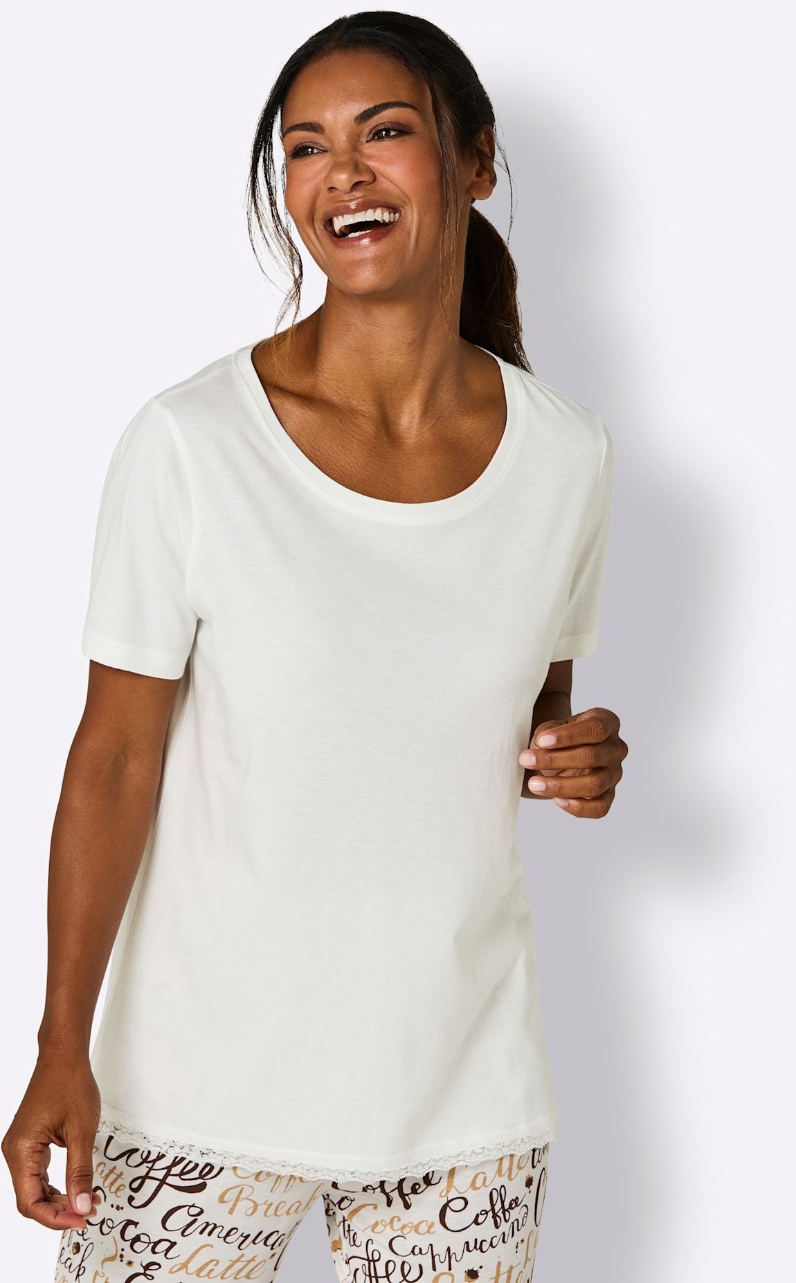 wäschepur Pyjamaoberteil "Schlafanzug-Shirt" 1 tlg.