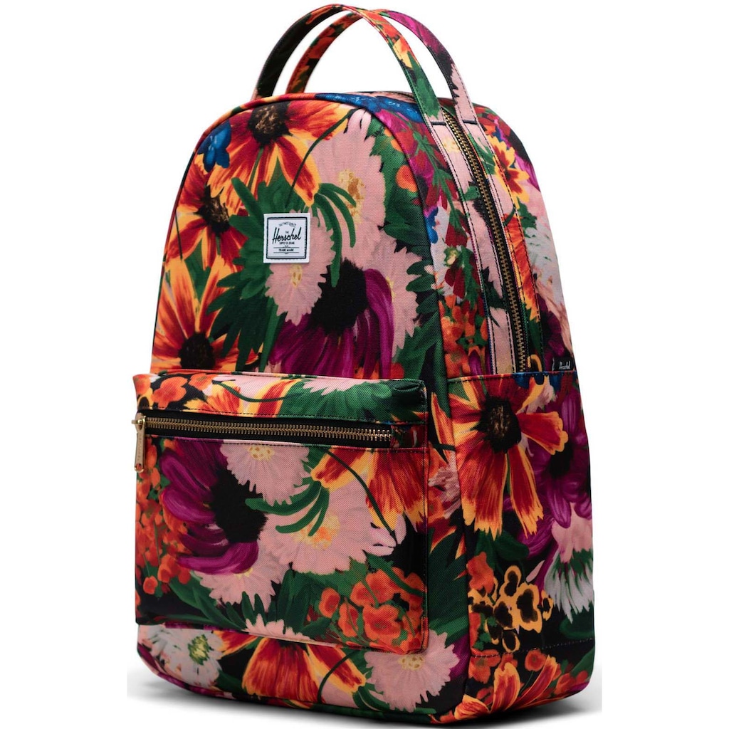 Herschel Freizeitrucksack »Classic, Nova Mid-Volume, In Bloom«, mit 13-Zoll Laptopfach