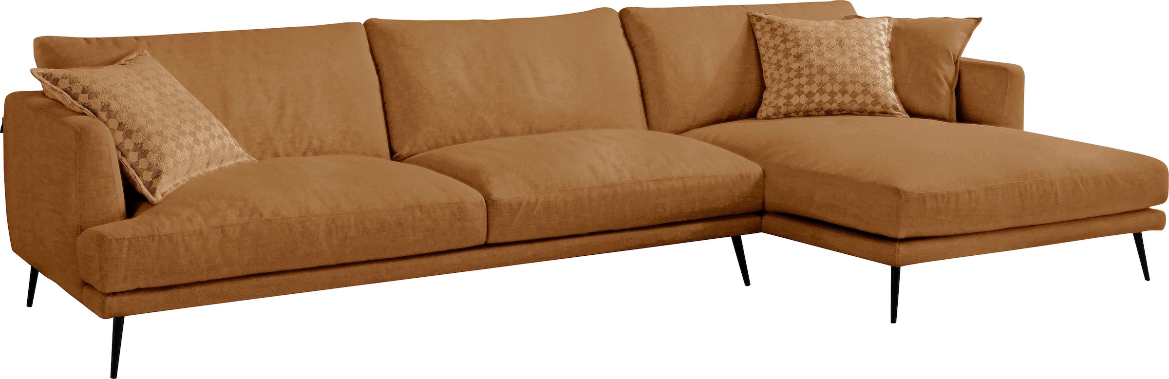 Egoitaliano Ecksofa "Sophia, Designsofa mit extrakomfortablem Sitzkomfort, günstig online kaufen