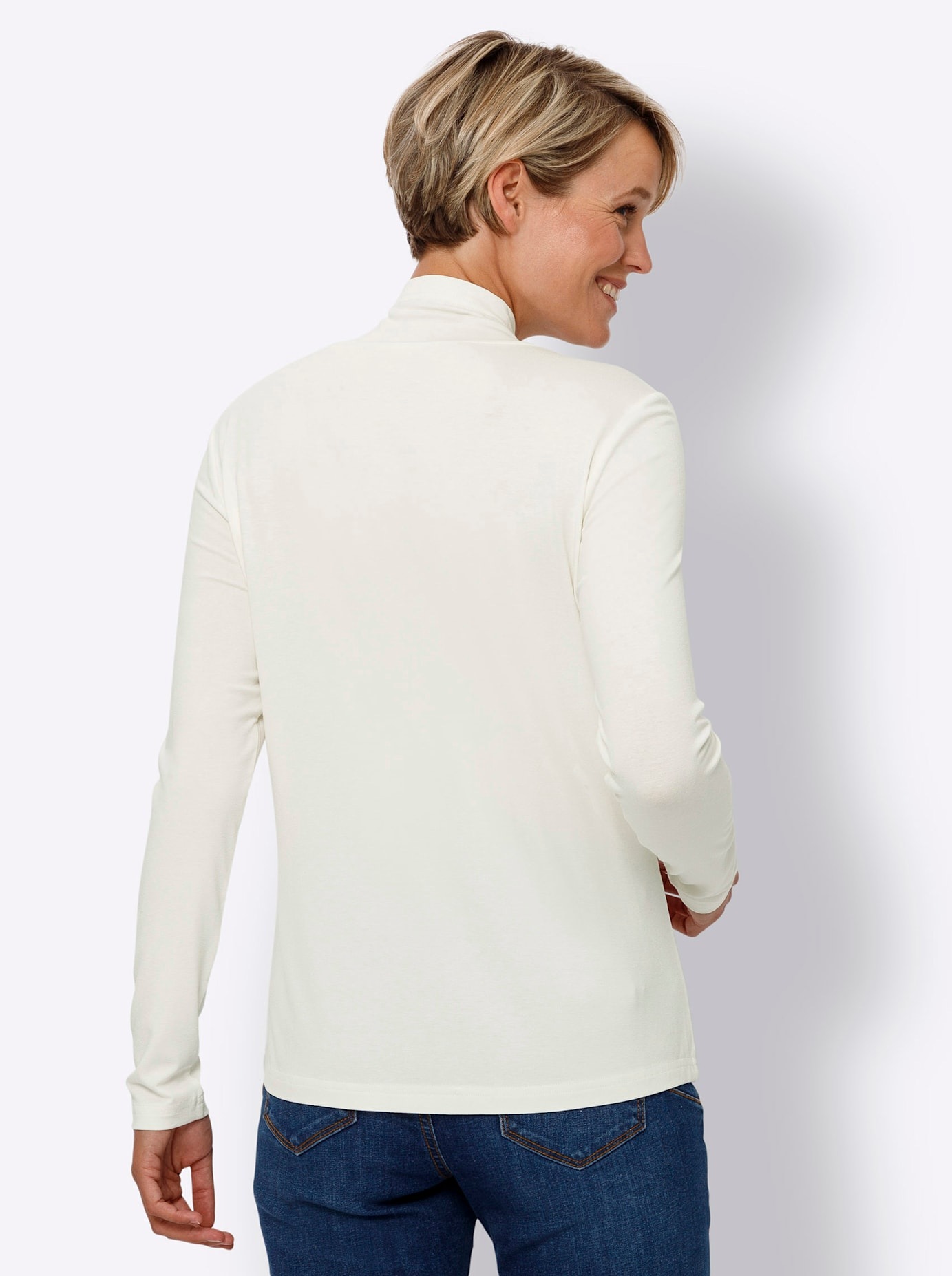 Classic Basics Stehkragenshirt »Stehkragen-Shirt«, (1 tlg.)