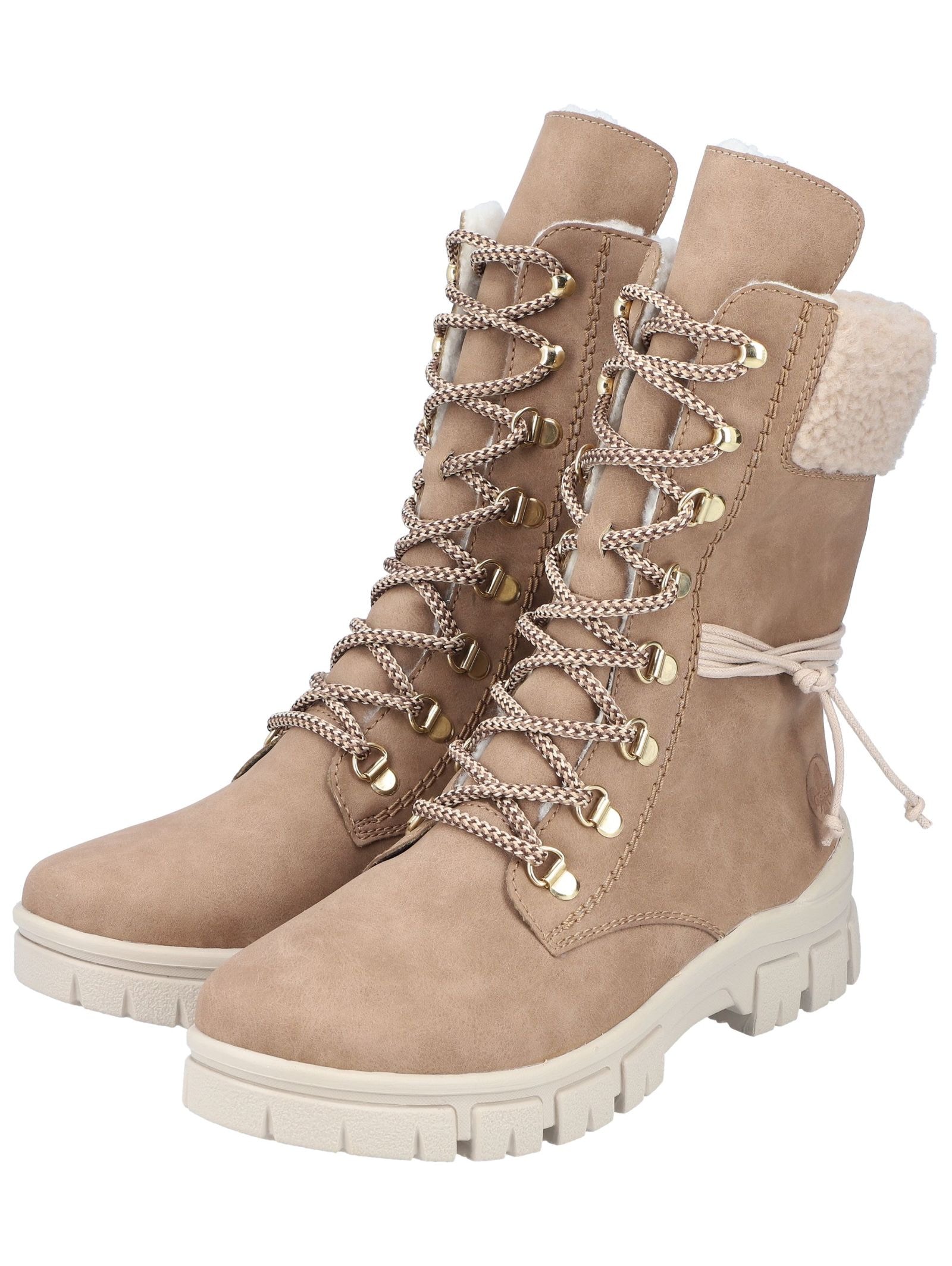 Rieker Schnürstiefelette »Rieker Stiefelette Lederimitat/Textil«