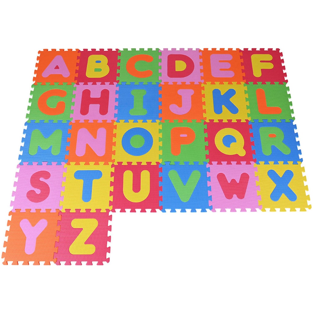 Knorrtoys® Puzzle »Alphabet«, Puzzlematte, Bodenpuzzle