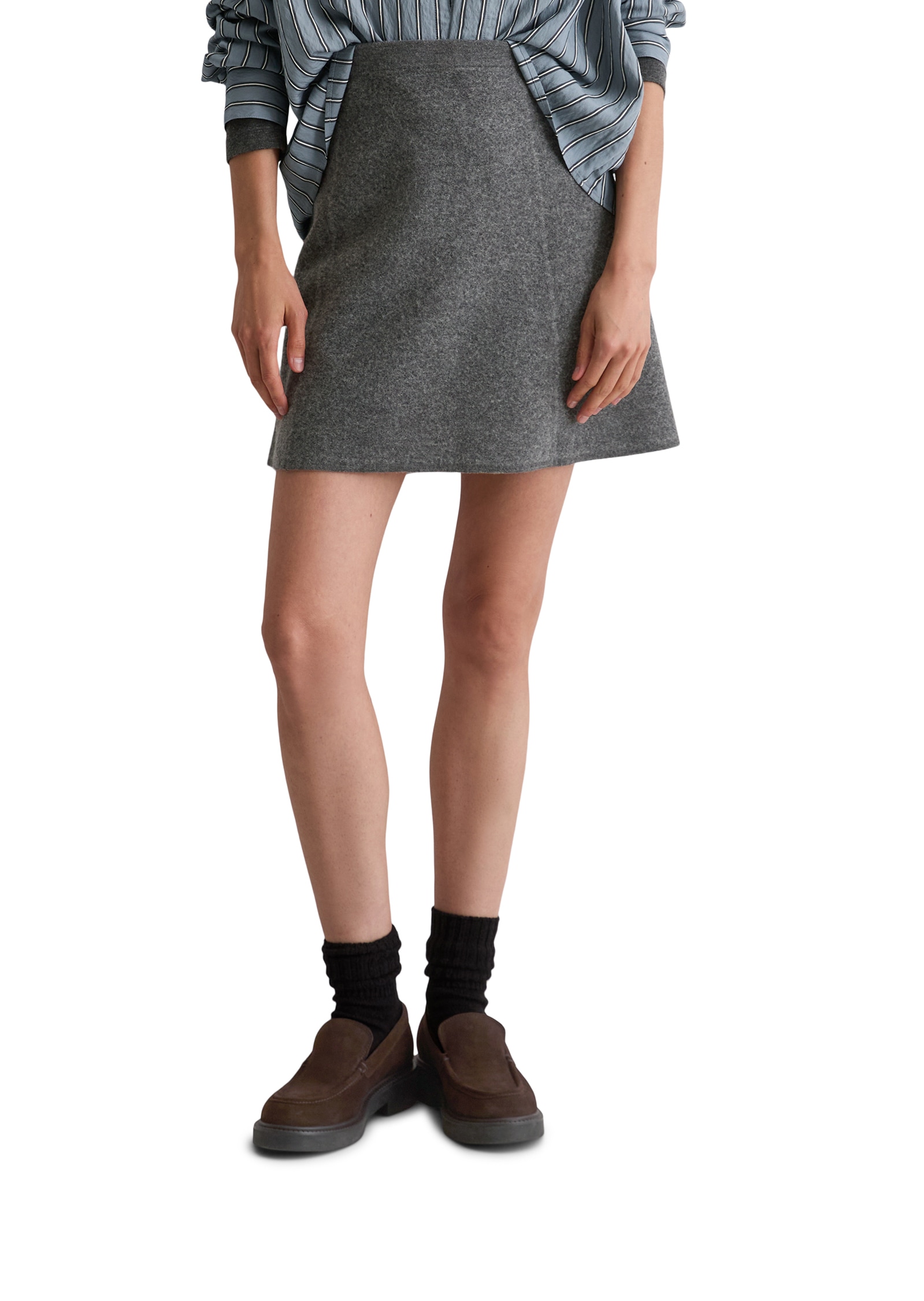 Marc O'Polo Strickrock »aus Boiled Wool«