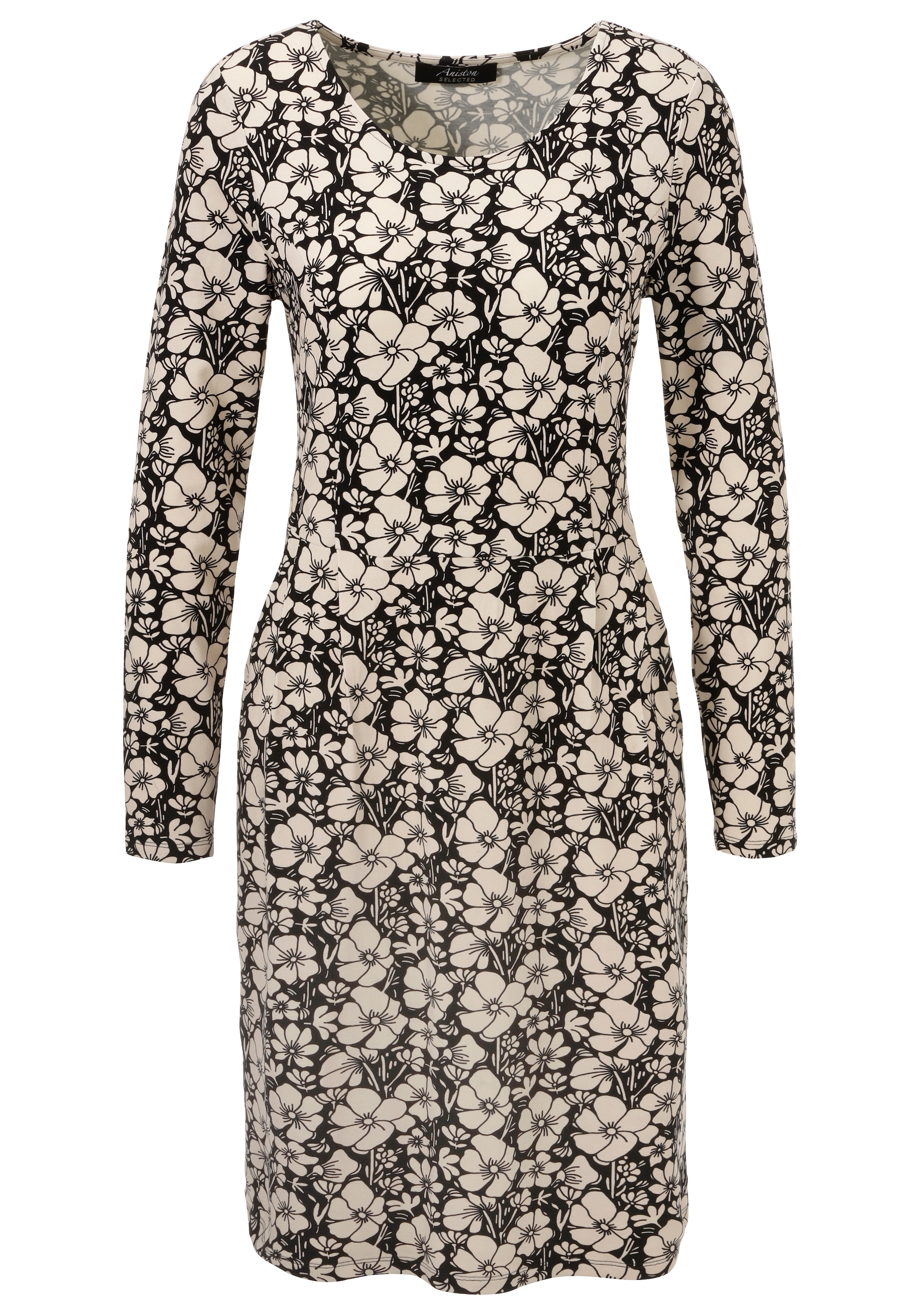 Aniston SELECTED Jerseykleid, mit zwei Eingriffstaschen - NEUE KOLLEKTION