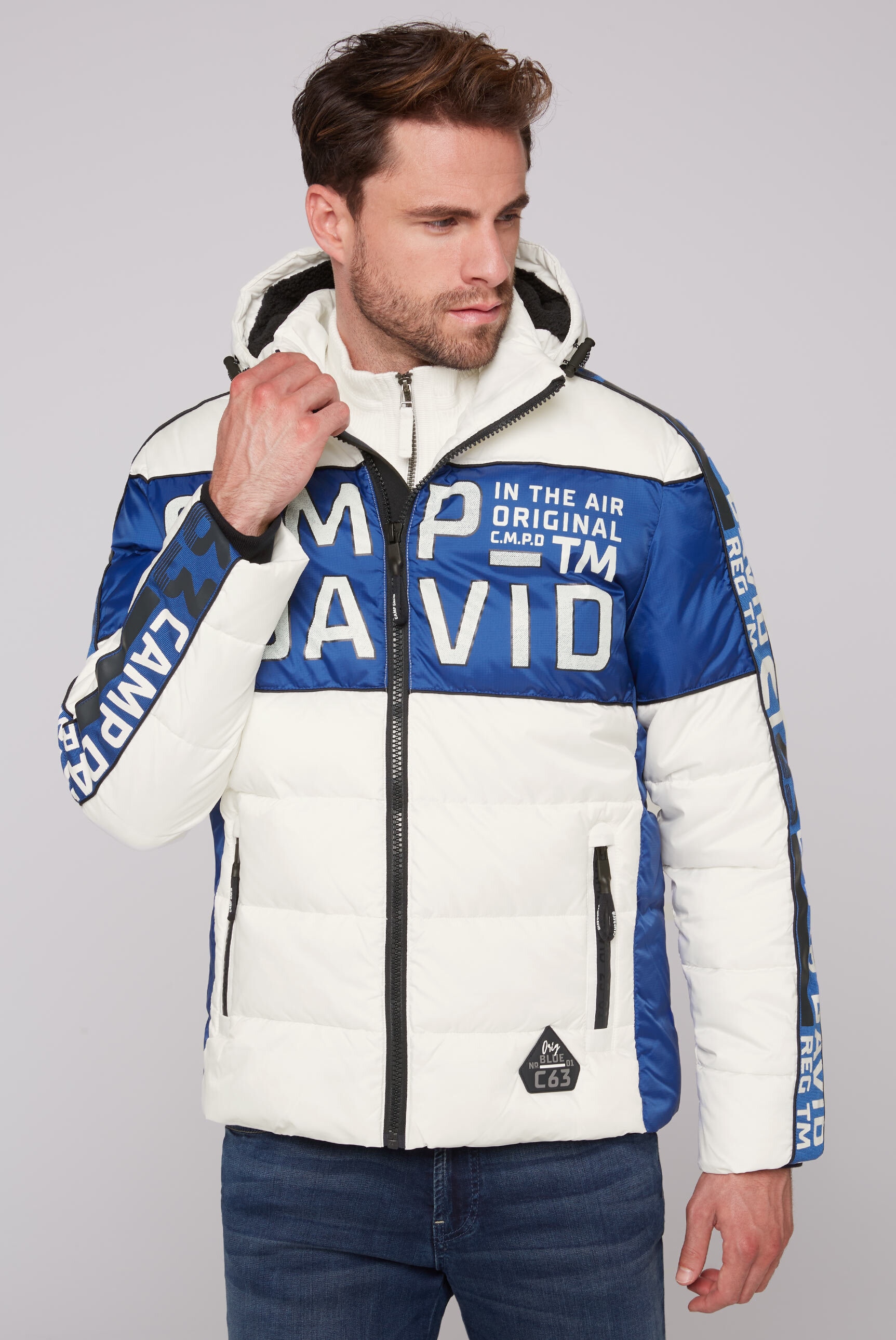 CAMP DAVID Winterjacke, mit Kapuze, mit abtrennbarer Kapuze