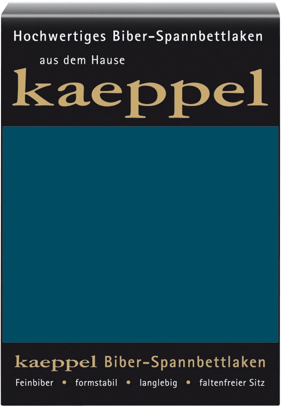 Kaeppel Spannbettlaken "Spannbettlaken Biber" 100% Baumwolle, kuschelig wei günstig online kaufen