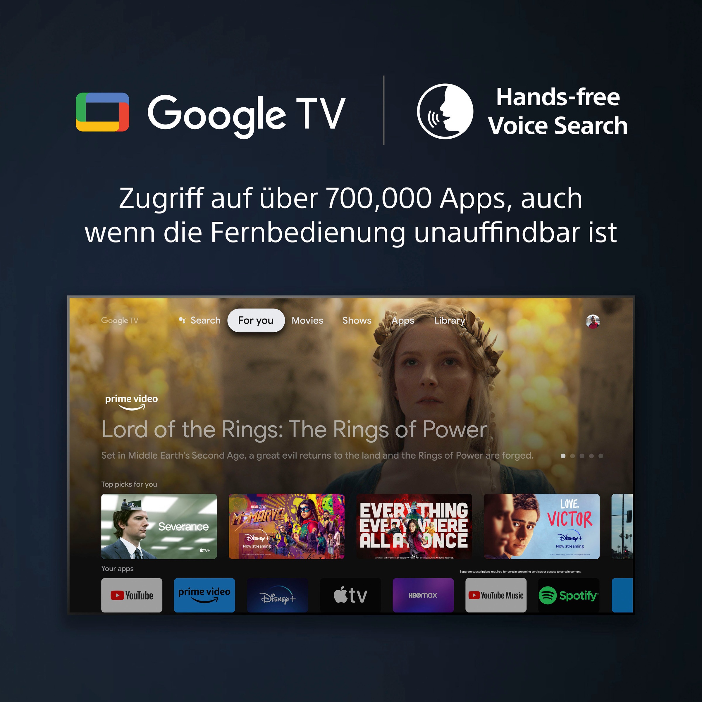 Sony LED-Fernseher »XR-75X90L«, 4K Ultra HD, Google TV, TRILUMINOS PRO, BRAVIA CORE, mit exklusiven PS5-Features