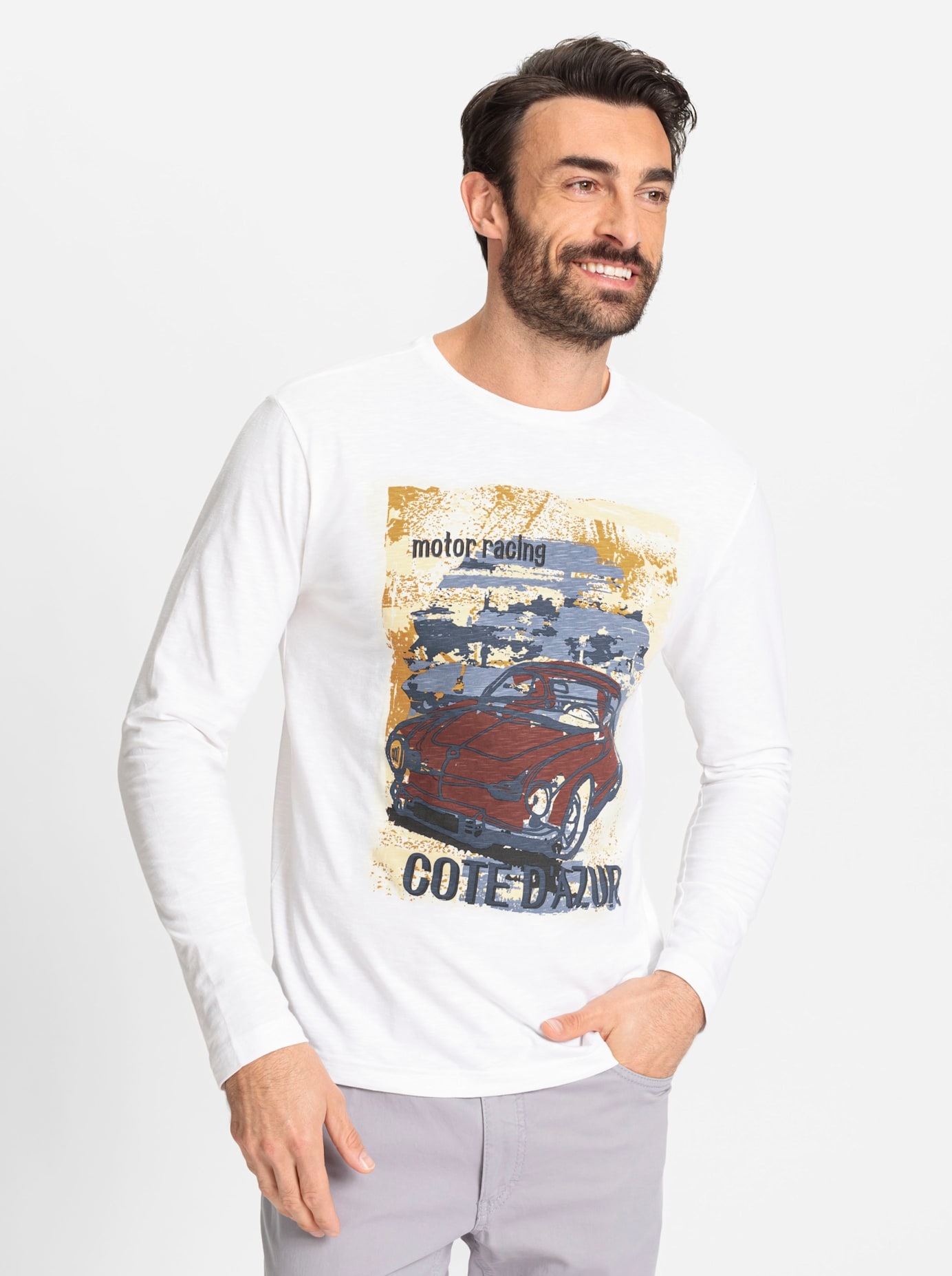 Marco Donati Langarmshirt "Langarm-Shirt", 1 Stk. günstig online kaufen