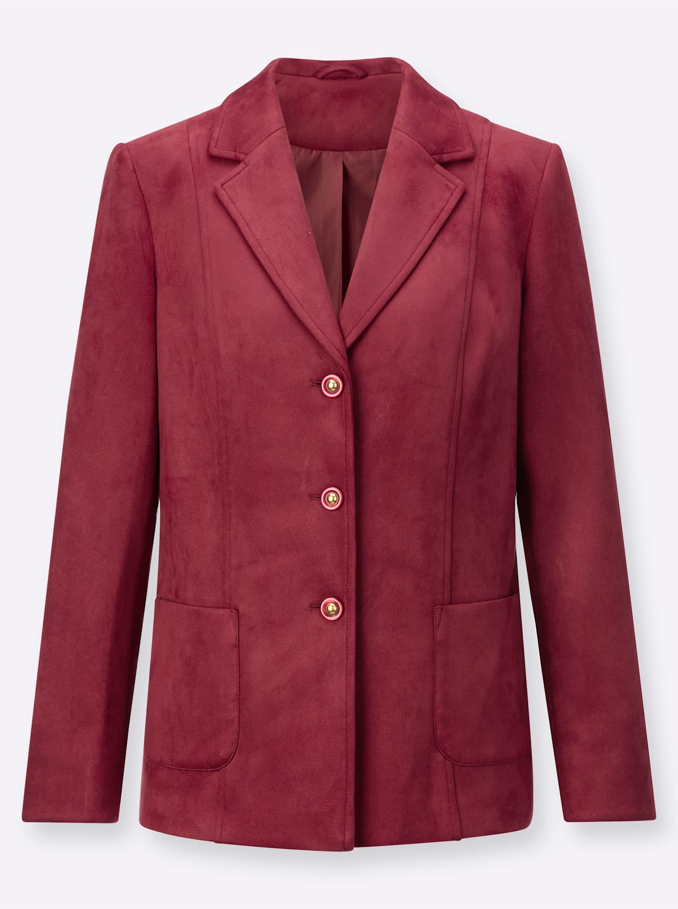 Classic Jackenblazer »Lederimitat-Blazer«