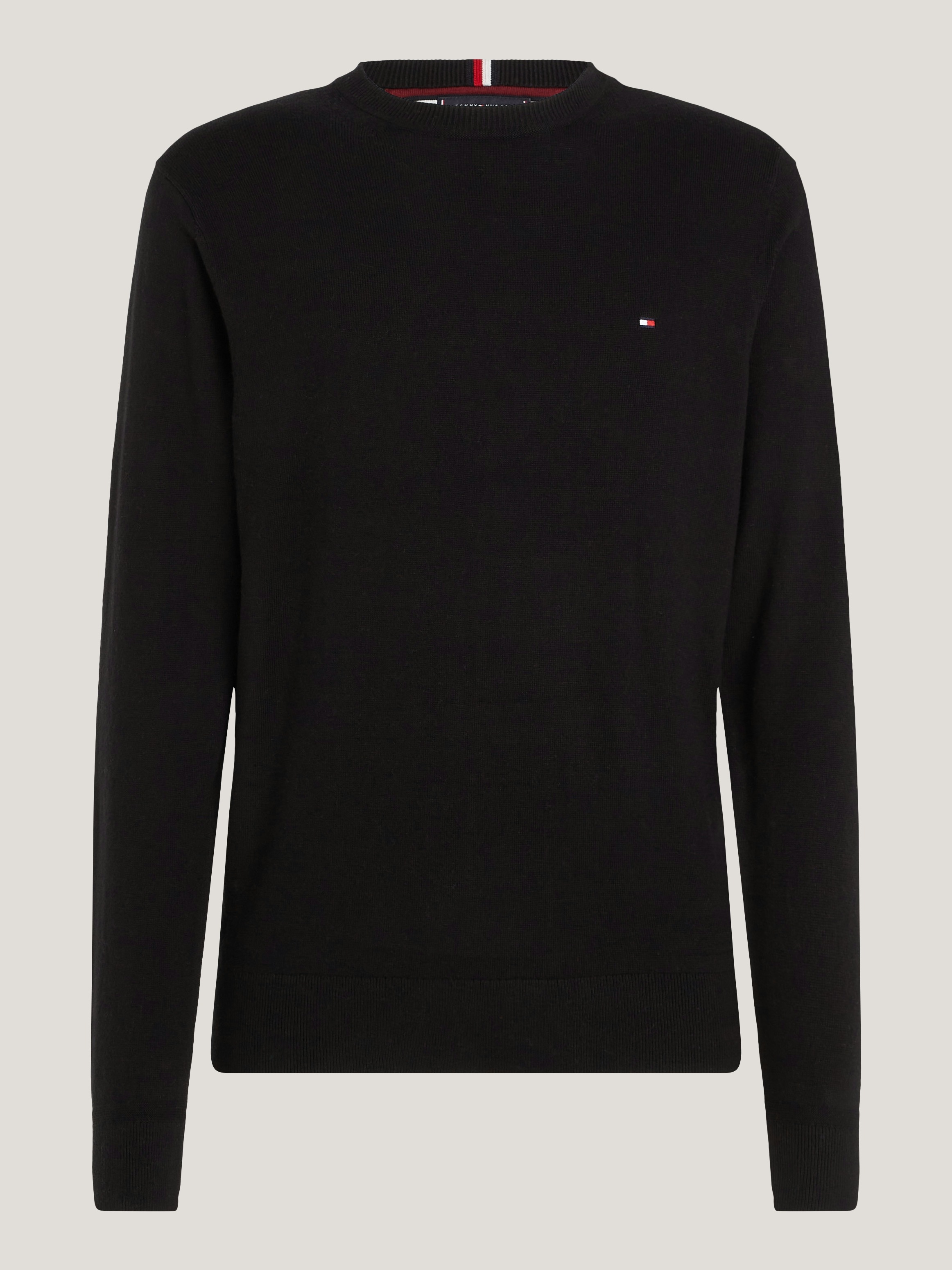 Tommy Hilfiger Rundhalspullover »PIMA ORG CTN CASHMERE CREW NECK«