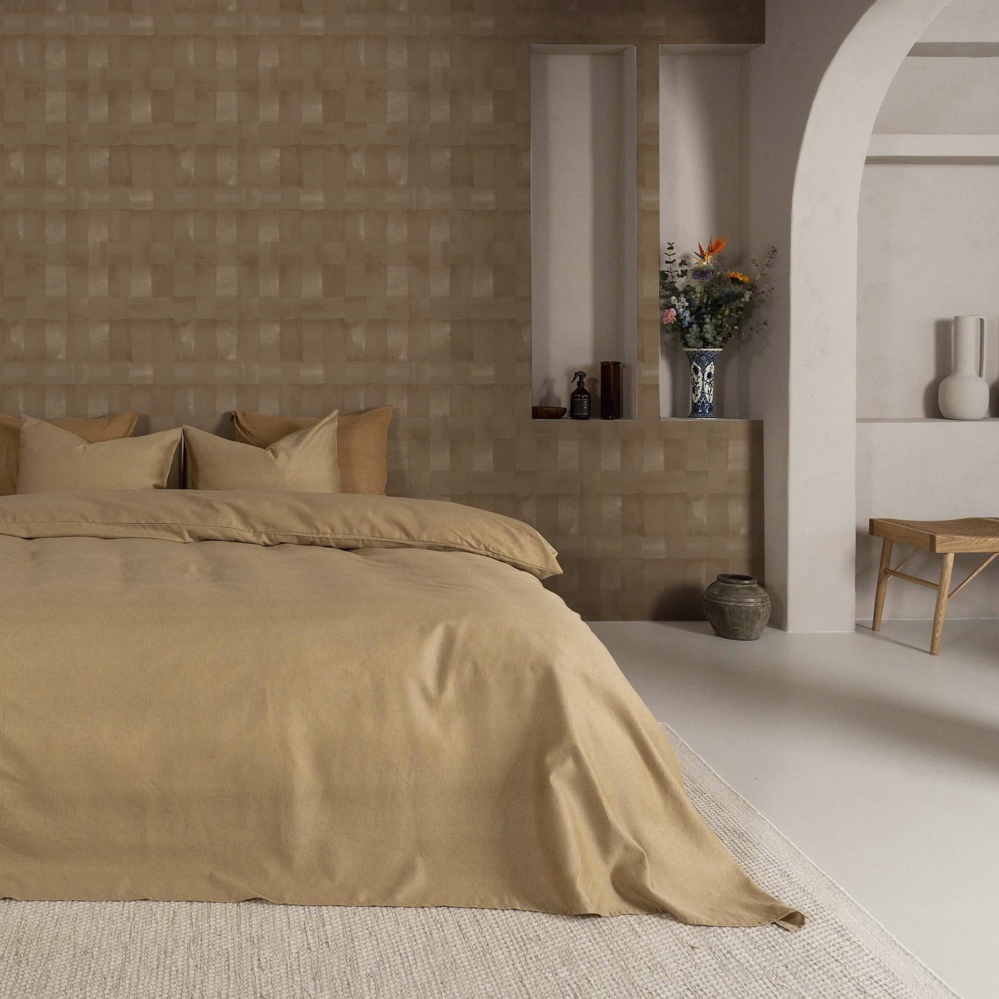 kayori Vliestapete »Koiya« kariert glatt 10mx52cm (ca. 5m2)