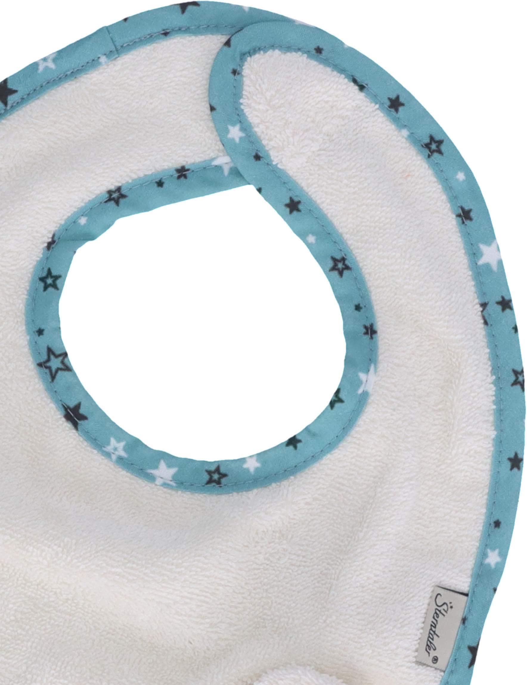 Sterntaler® Lätzchen »Klettlätzchen, Eisbär Elia Gesicht«, GOTS made with organic materials, zertifiziert durch BCS 35119